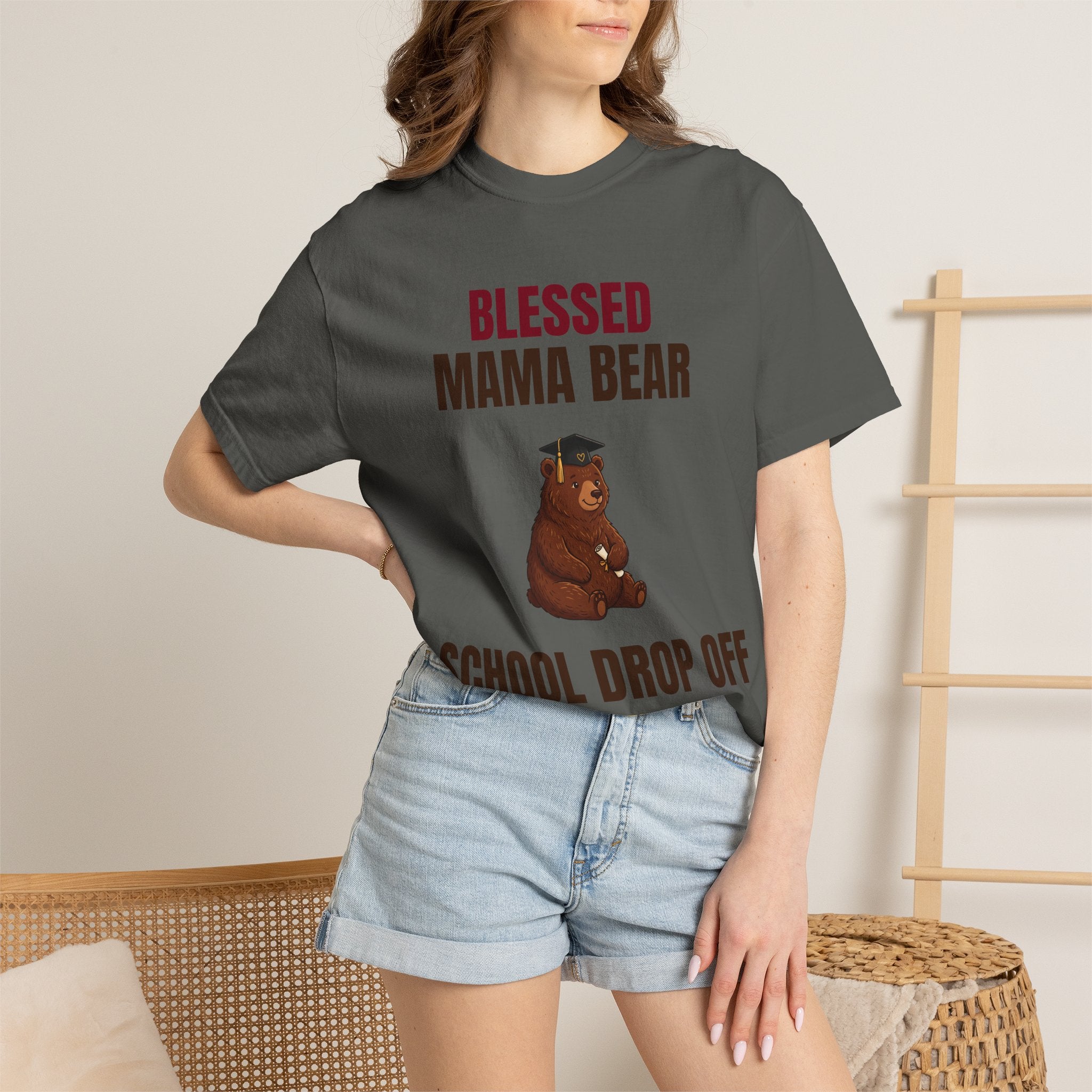 Mama Bear "School Drop Off Survivor" T-Shirt