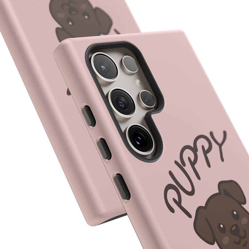 Puppy Lover Phone Case — Cute Brown Puppy Tough Phone Cover