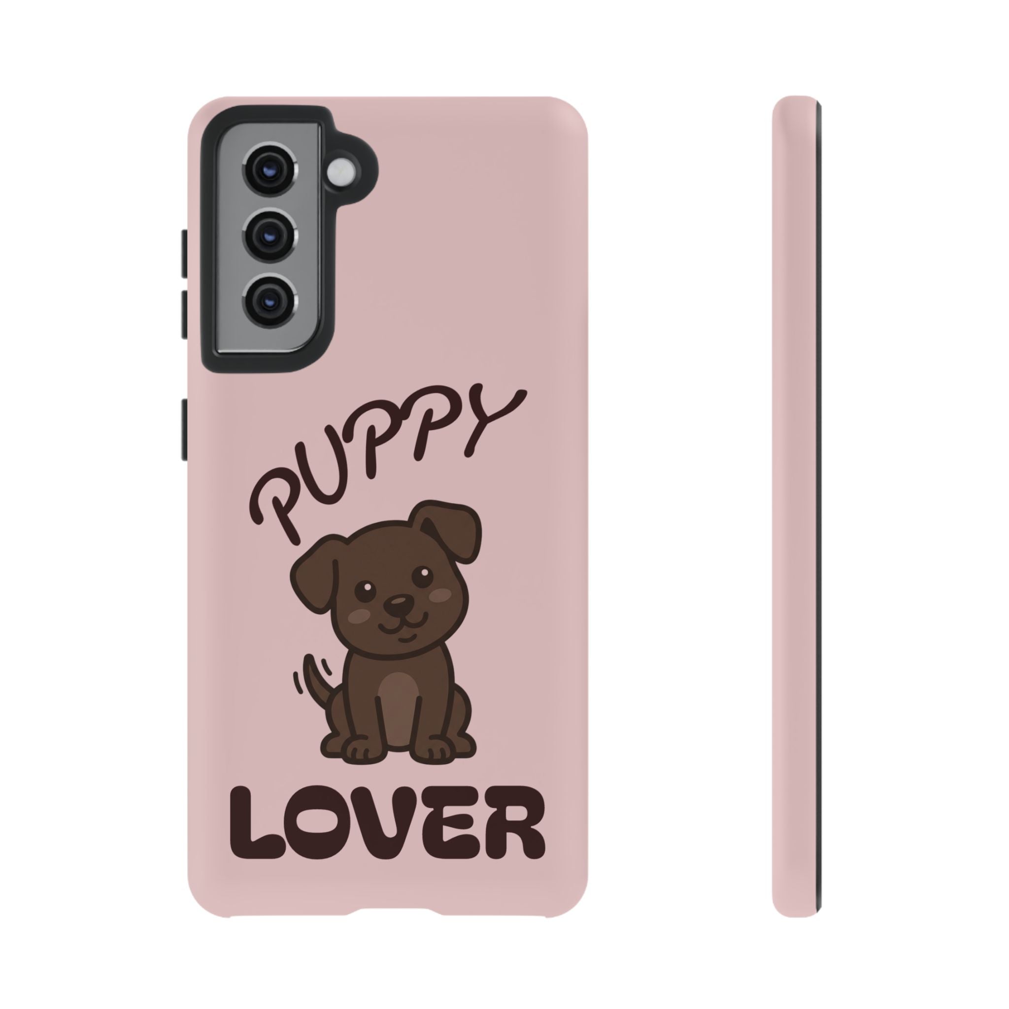 Puppy Lover Phone Case — Cute Brown Puppy Tough Phone Cover