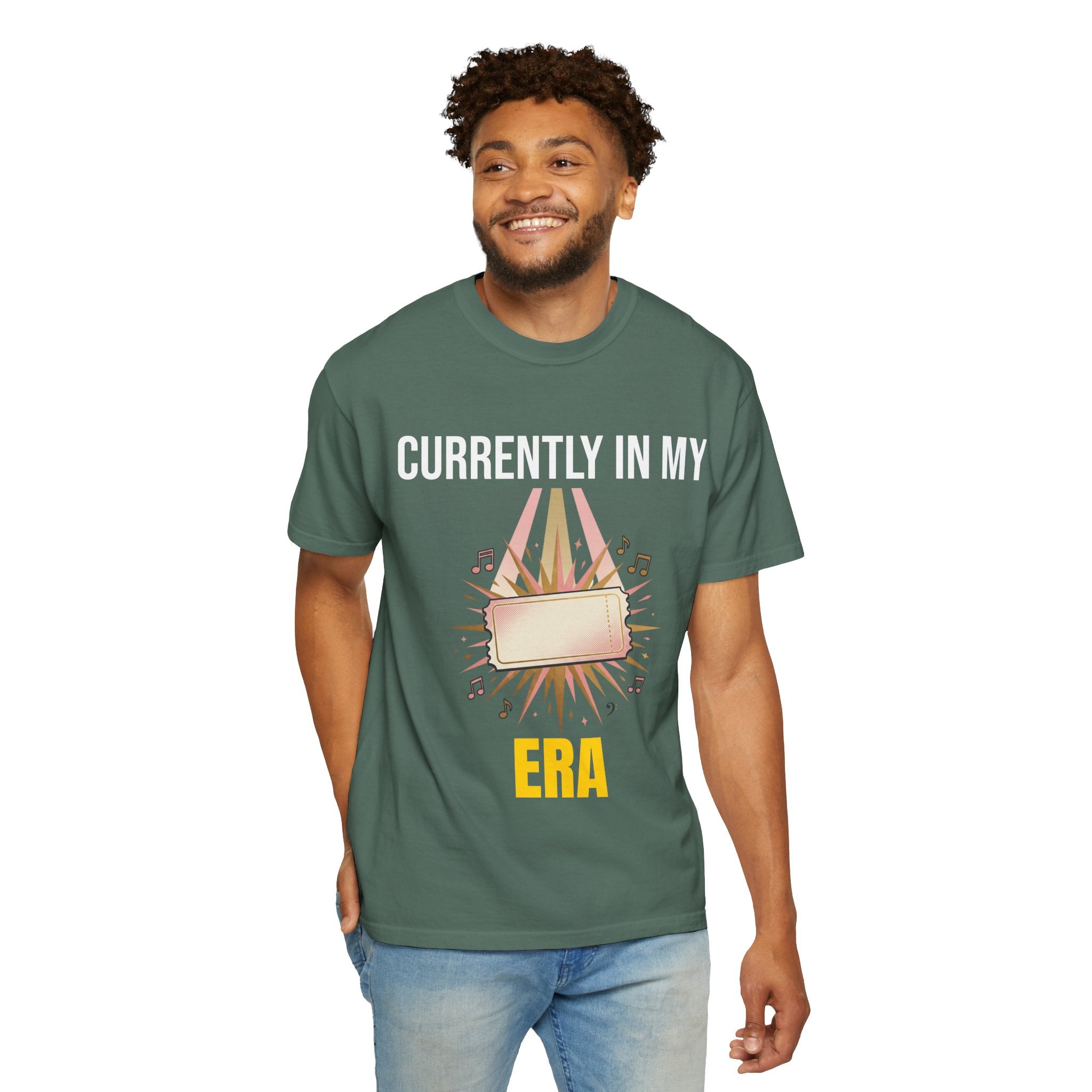 Currently In My Era T-Shirt — Vintage Garment-Dyed Graphic Tee