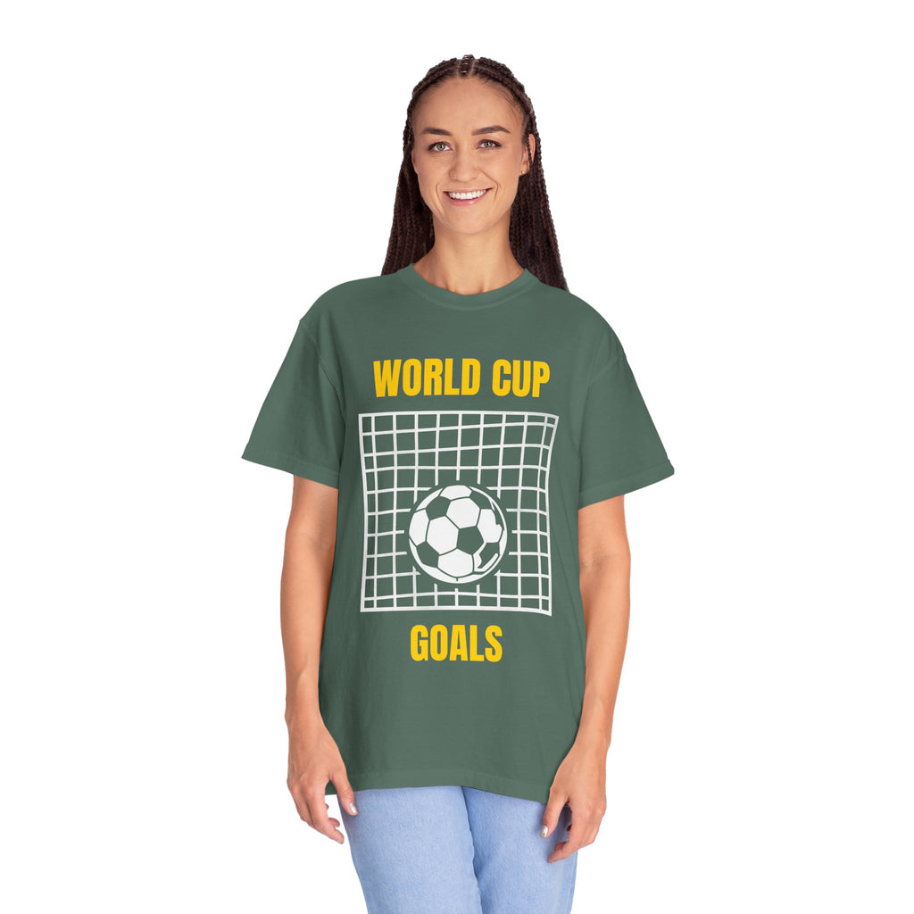 World Cup Goals T-Shirt – Soccer Goal Net & Ball Tee