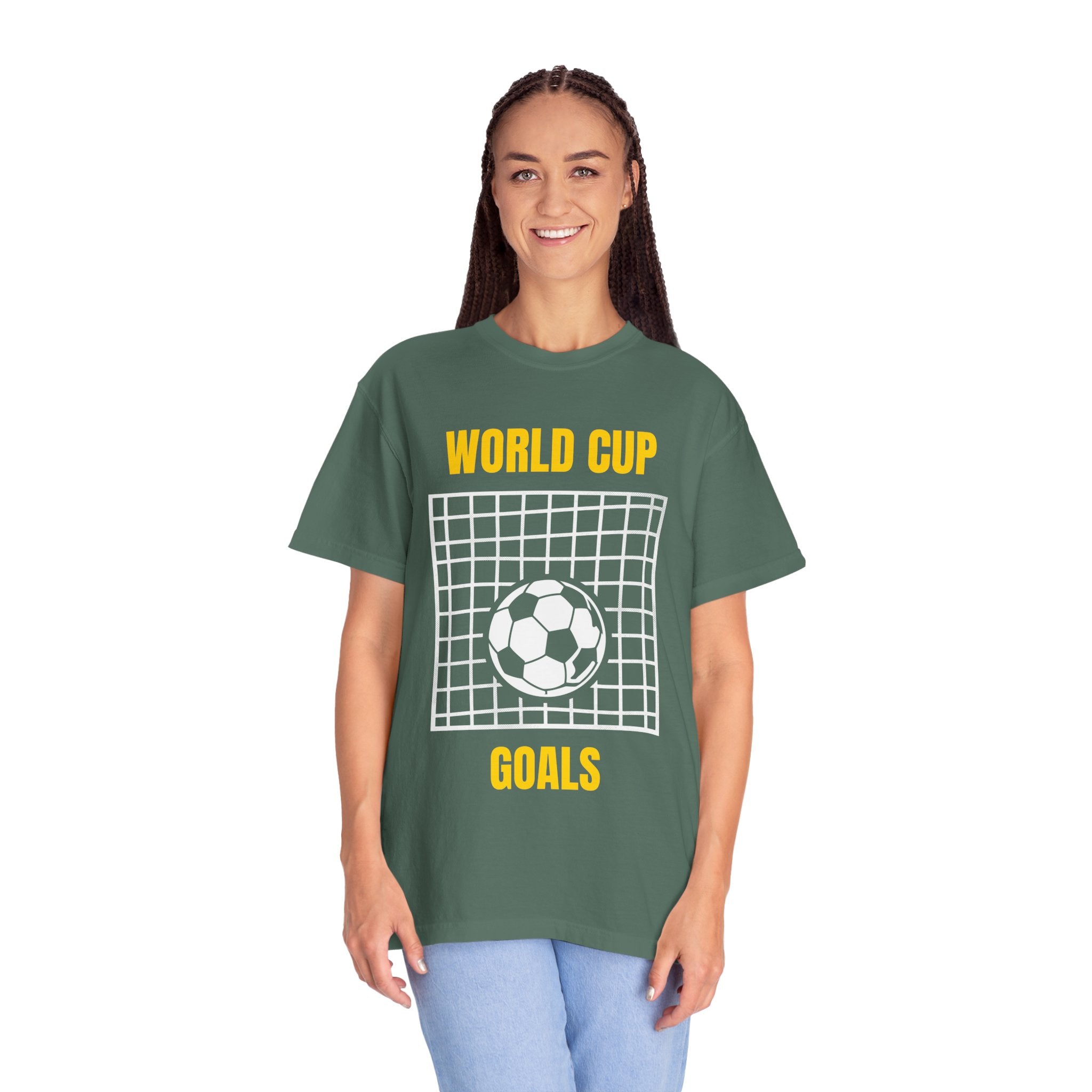 World Cup Goals T-Shirt – Soccer Goal Net & Ball Tee