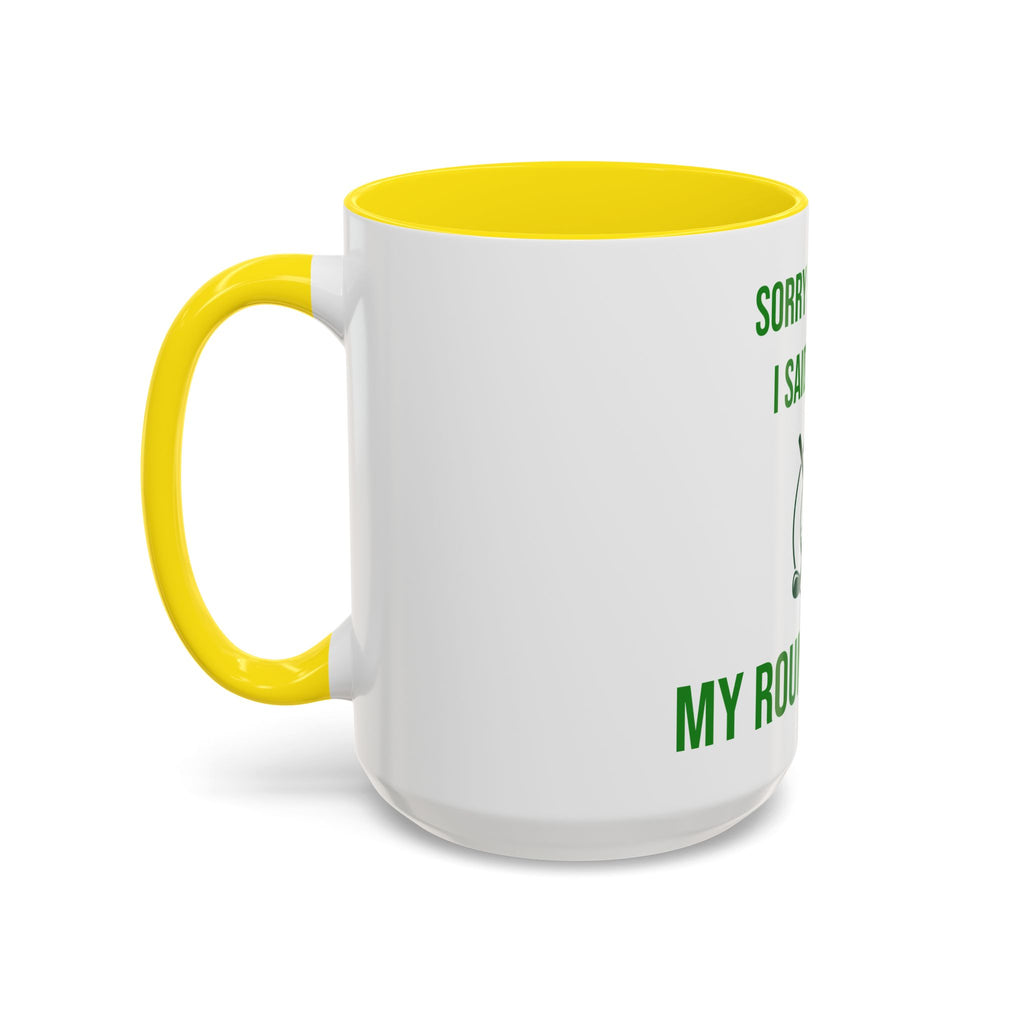 Sorry For What I Said Before My Golf Game Coffee Mug — Funny Golfing Dad Father's Day Gift