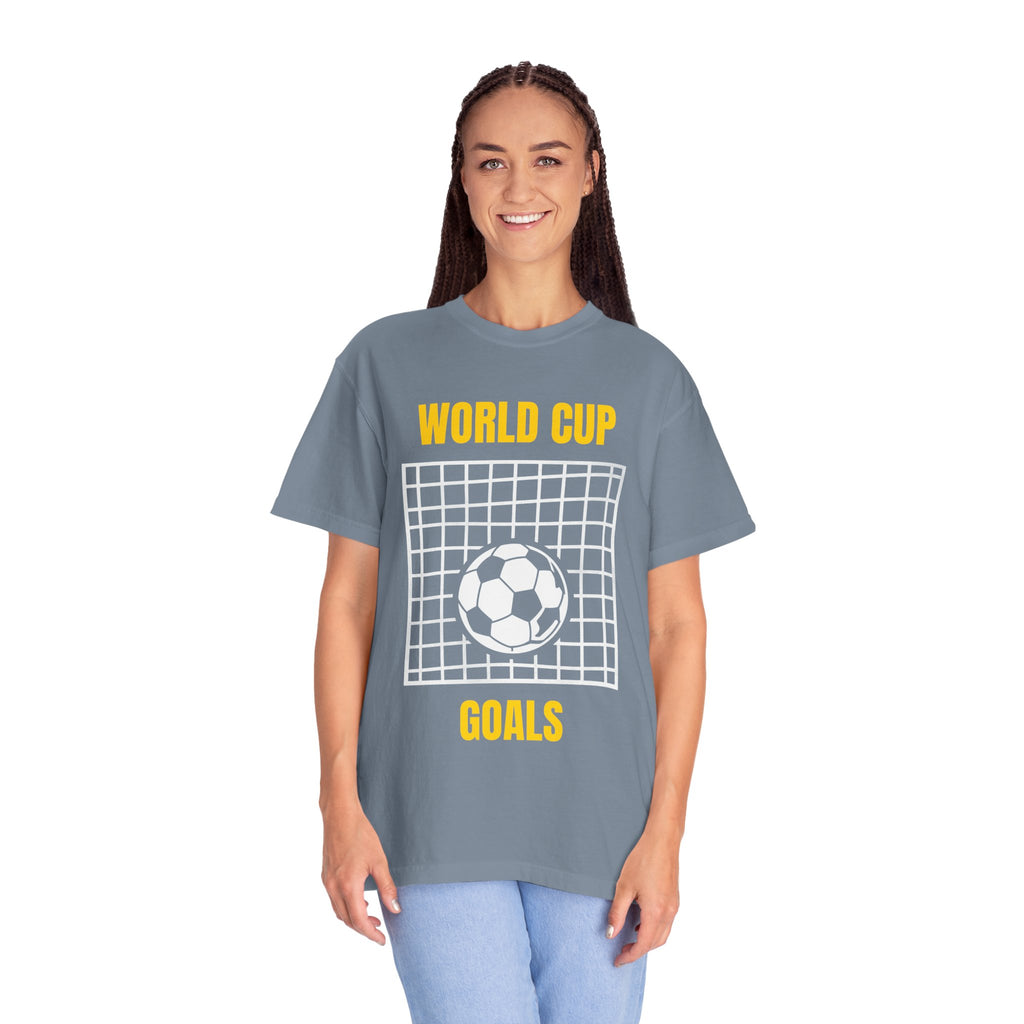 World Cup Goals T-Shirt – Soccer Goal Net & Ball Tee