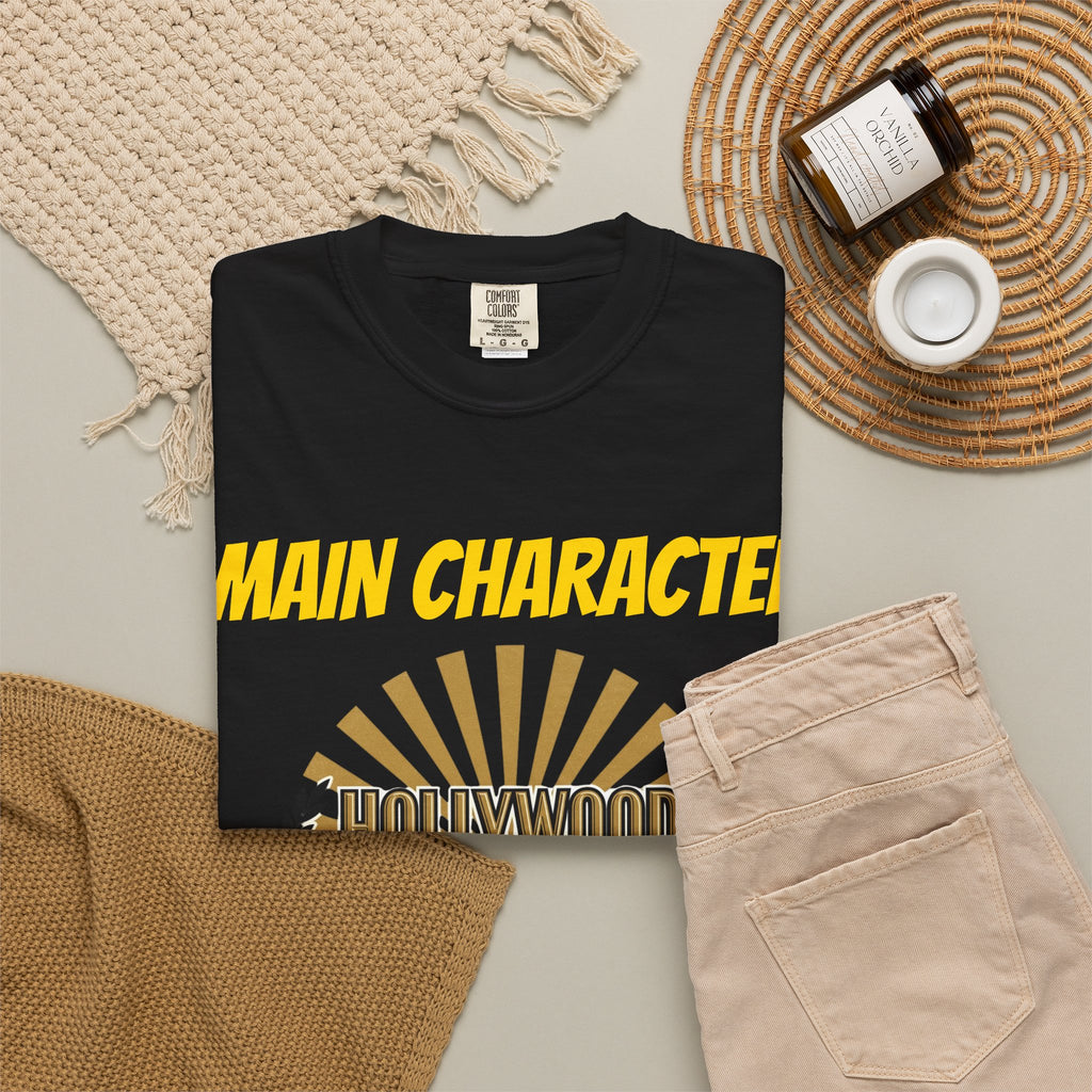 Main Character Energy Only T-Shirt — Hollywood Glamour Graphic