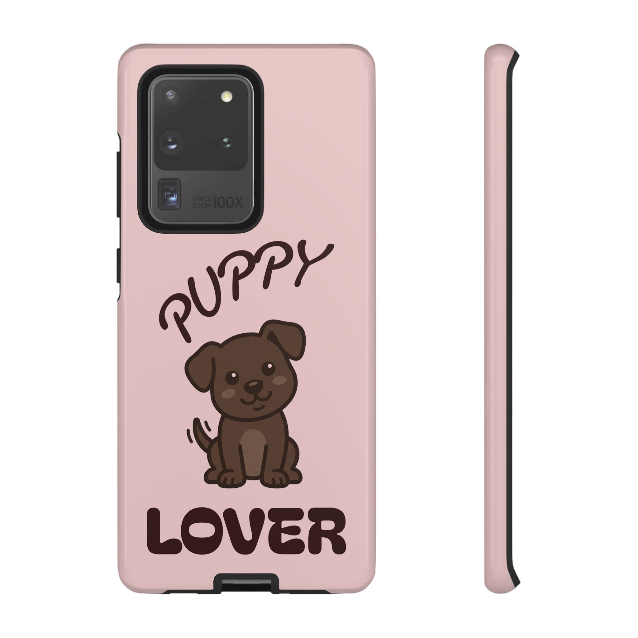 Puppy Lover Phone Case — Cute Brown Puppy Tough Phone Cover