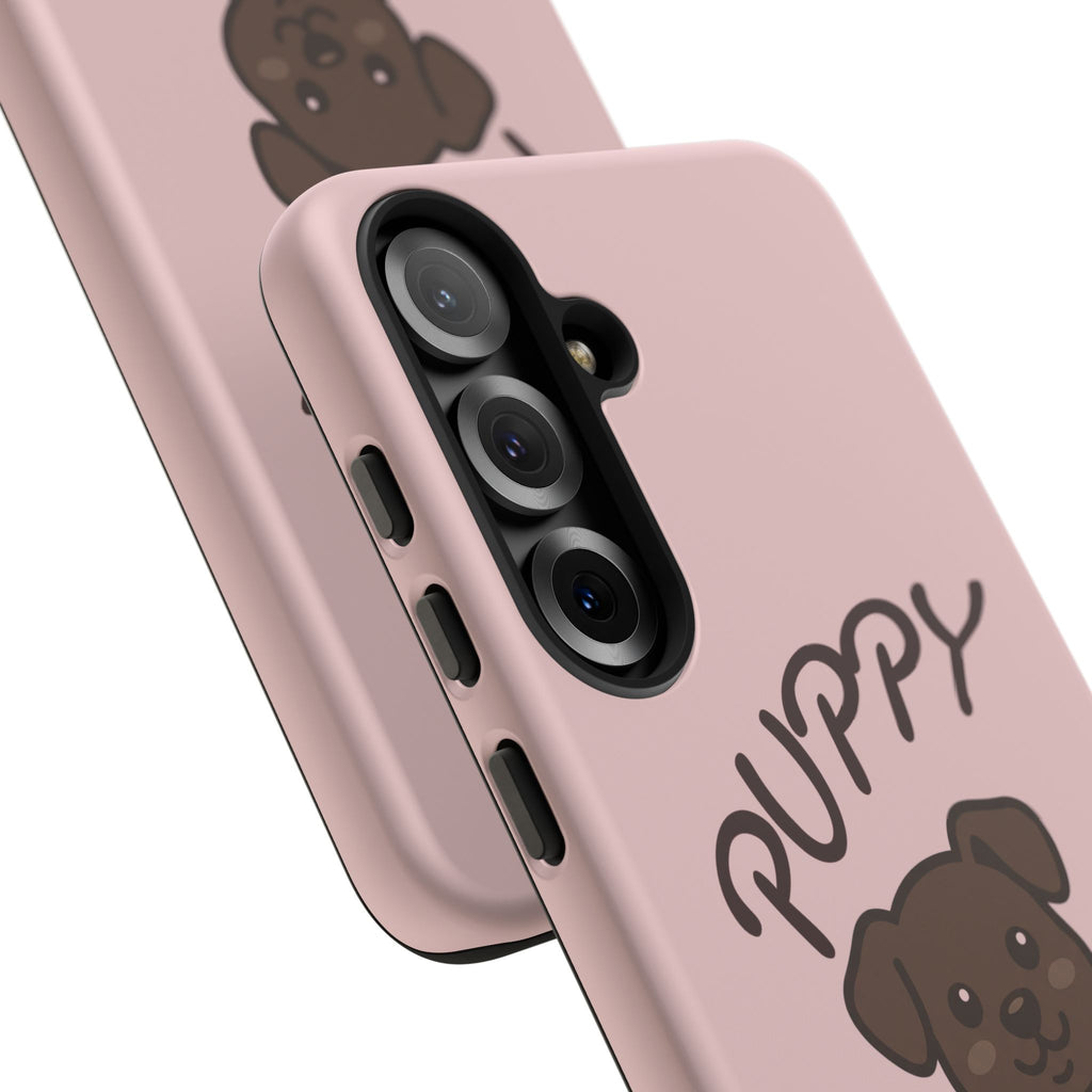 Puppy Lover Phone Case — Cute Brown Puppy Tough Phone Cover