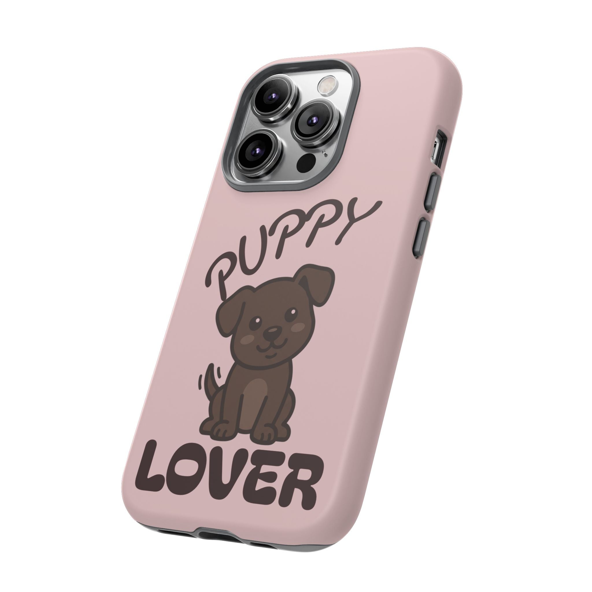 Puppy Lover Phone Case — Cute Brown Puppy Tough Phone Cover