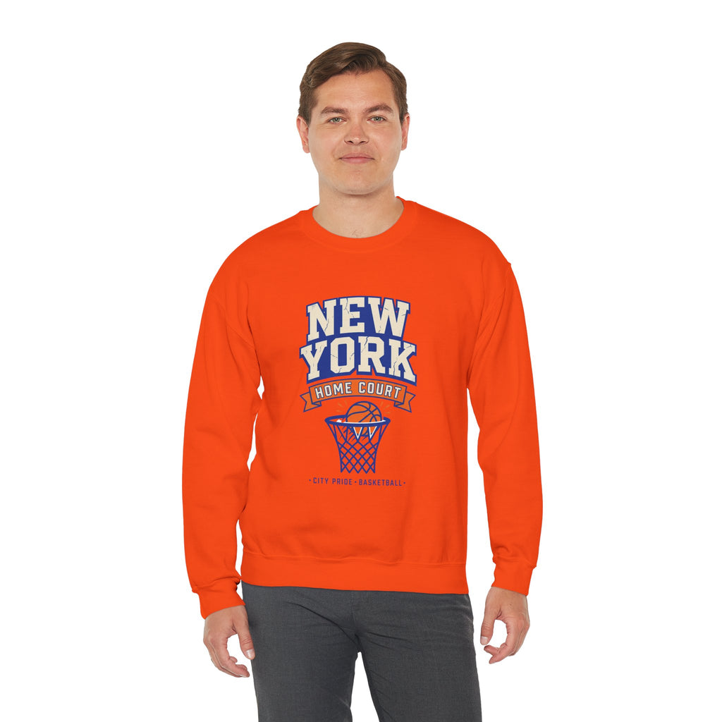 New York Home Court Sweatshirt | Vintage Basketball Pride