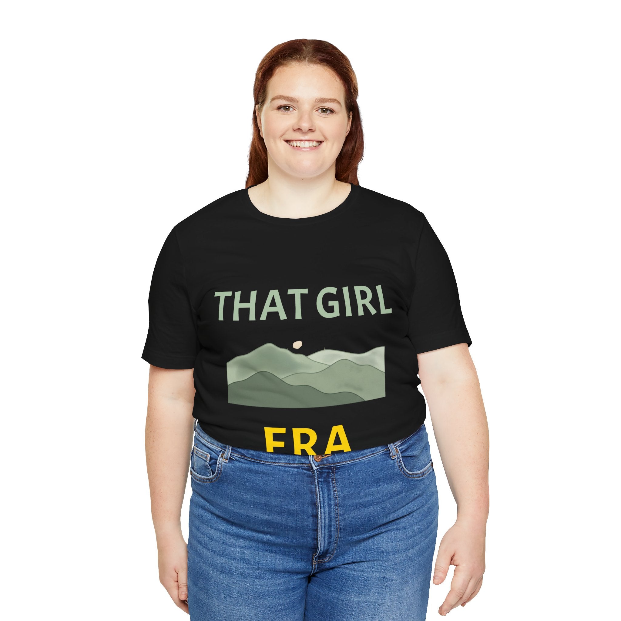 That Girl Era T-Shirt – Retro Mountain Graphic Tee for Empowered Women
