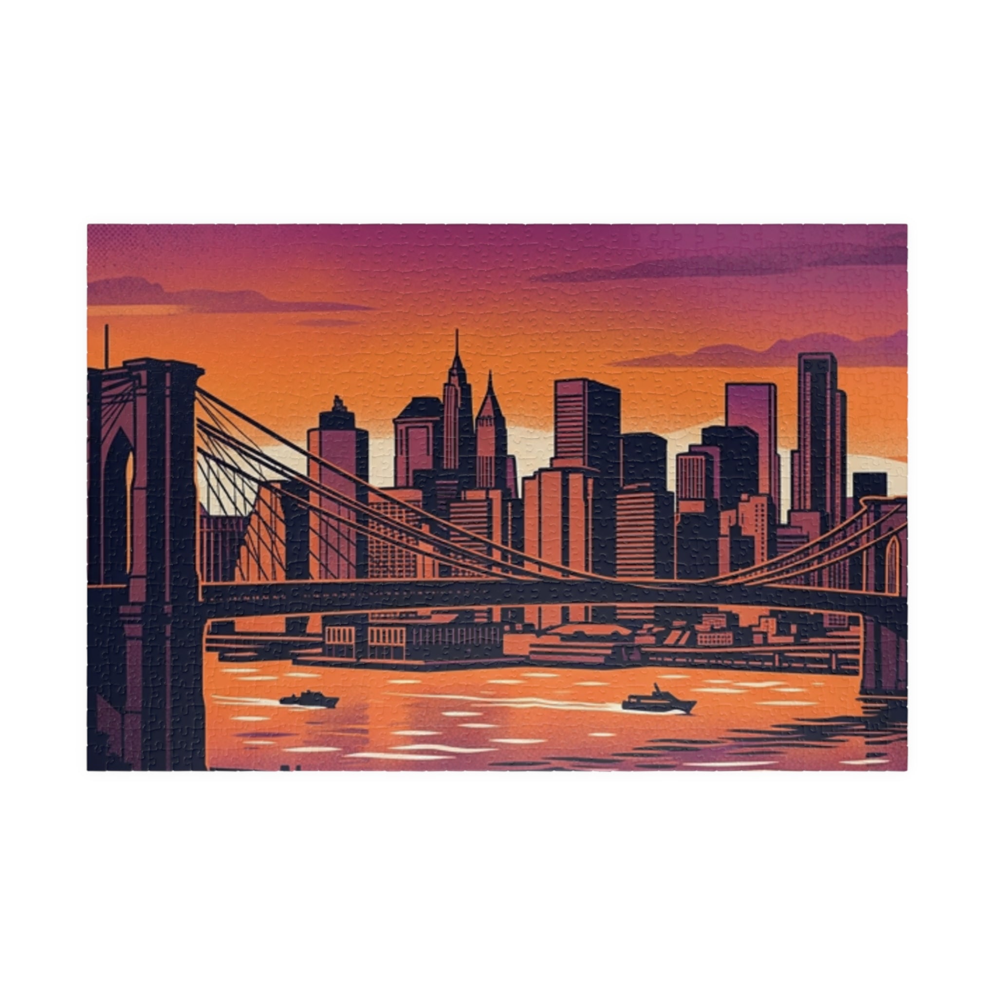 City Sunset Puzzle — Skyline Jigsaw (110/252/520/1014 pcs)