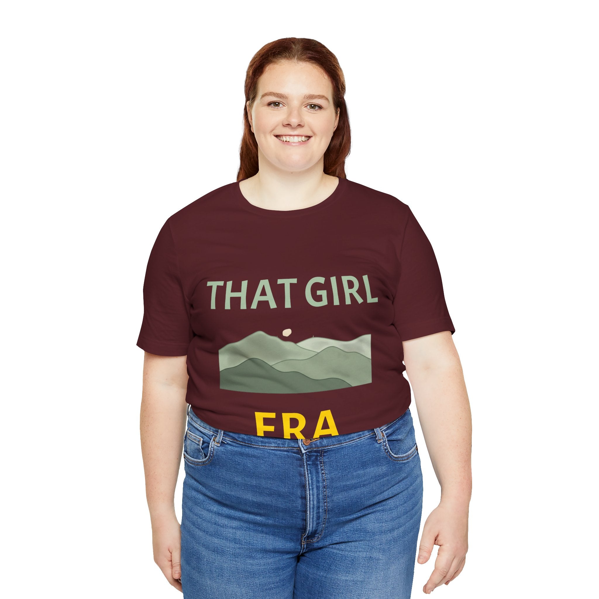 That Girl Era T-Shirt – Retro Mountain Graphic Tee for Empowered Women