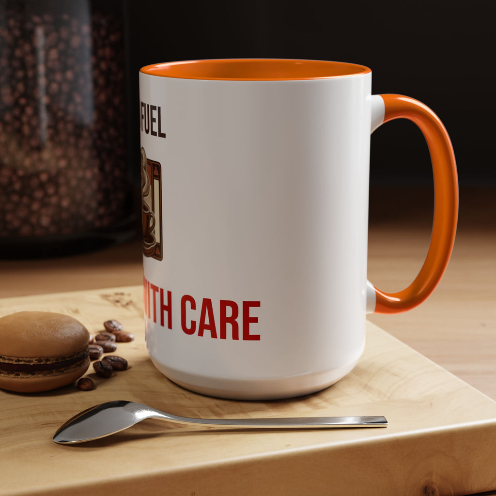 Dad Fuel Coffee Mug — Funny Father's Day Gift Mug Handle With Care 11oz or 15oz