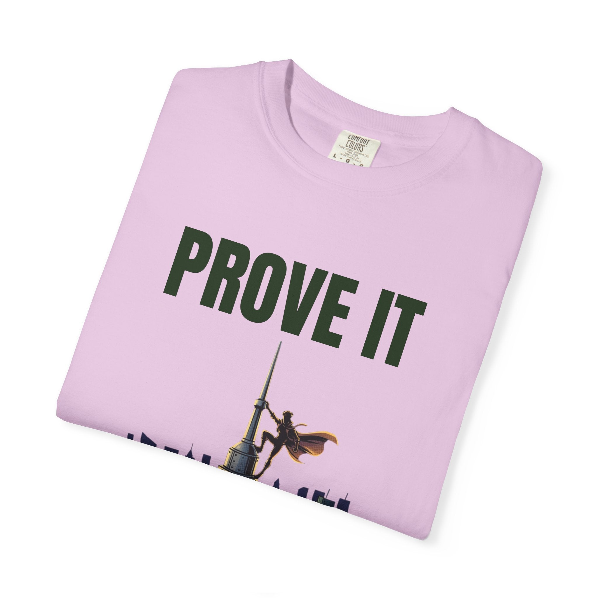 Prove It T‑Shirt — Parkour Rooftop Silhouette Graphic Tee