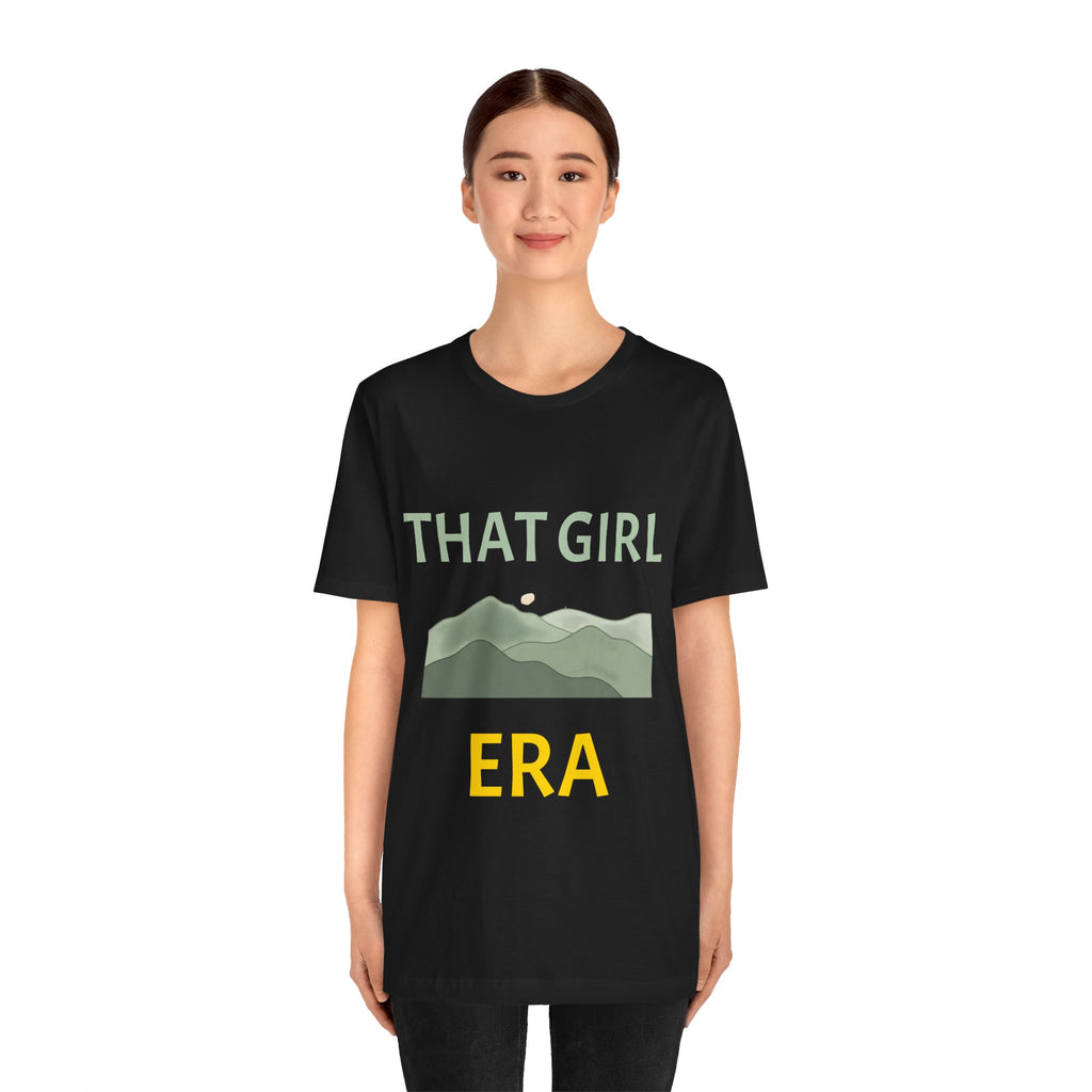 That Girl Era T-Shirt – Retro Mountain Graphic Tee for Empowered Women