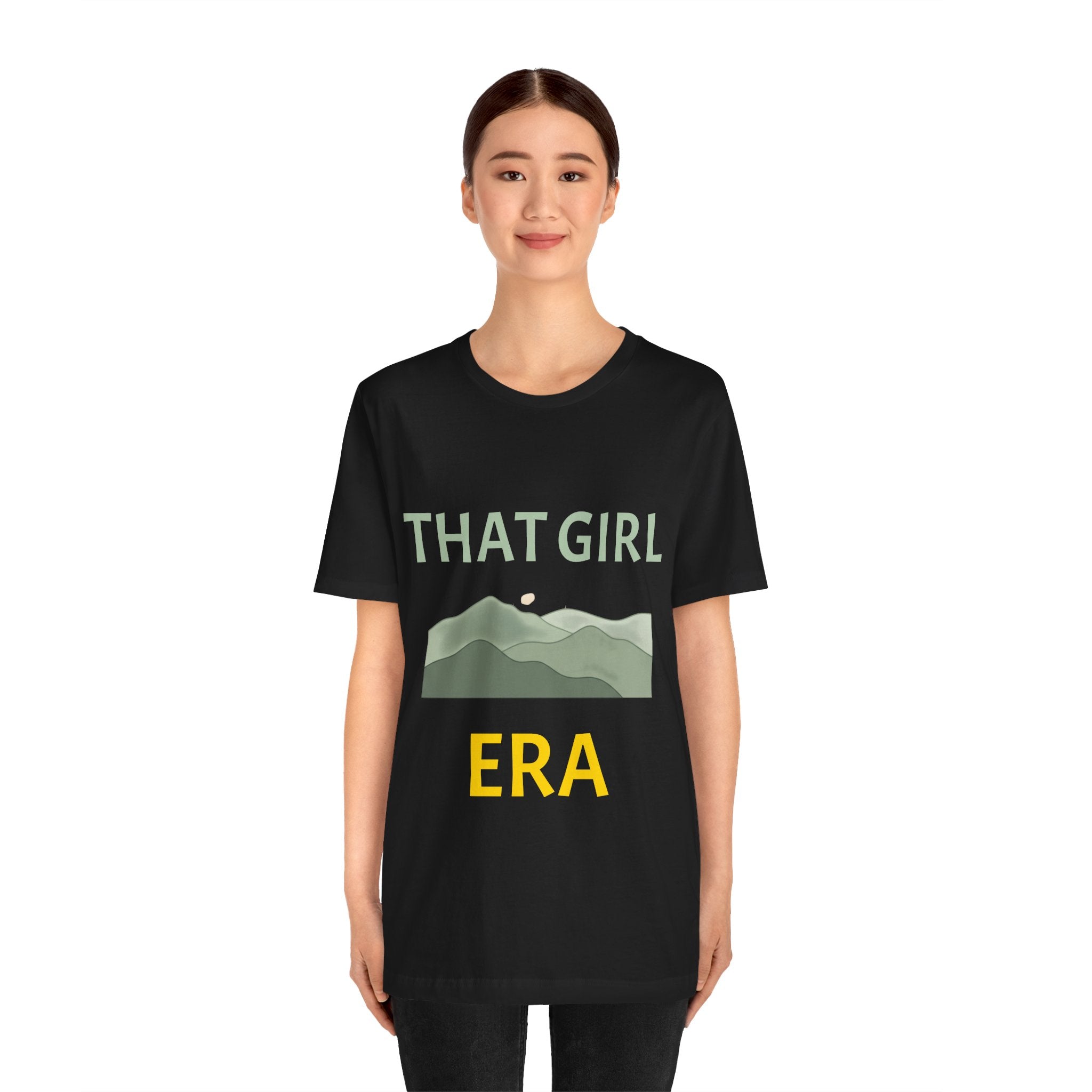 That Girl Era T-Shirt – Retro Mountain Graphic Tee for Empowered Women
