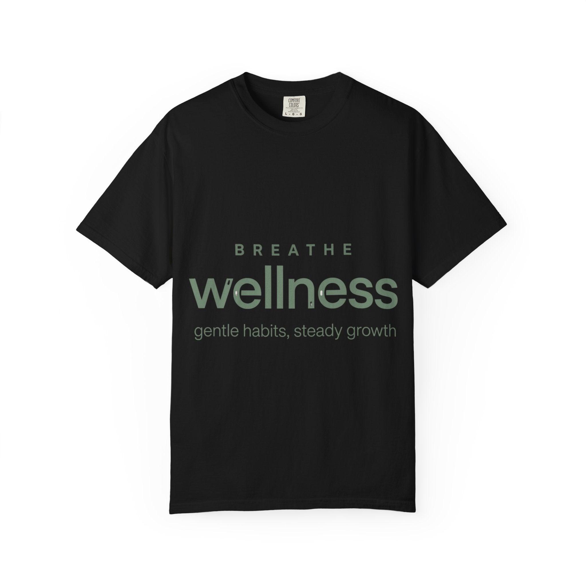 Wellness Breath T-Shirt — "Breathe Wellness" Mindful Graphic Tee