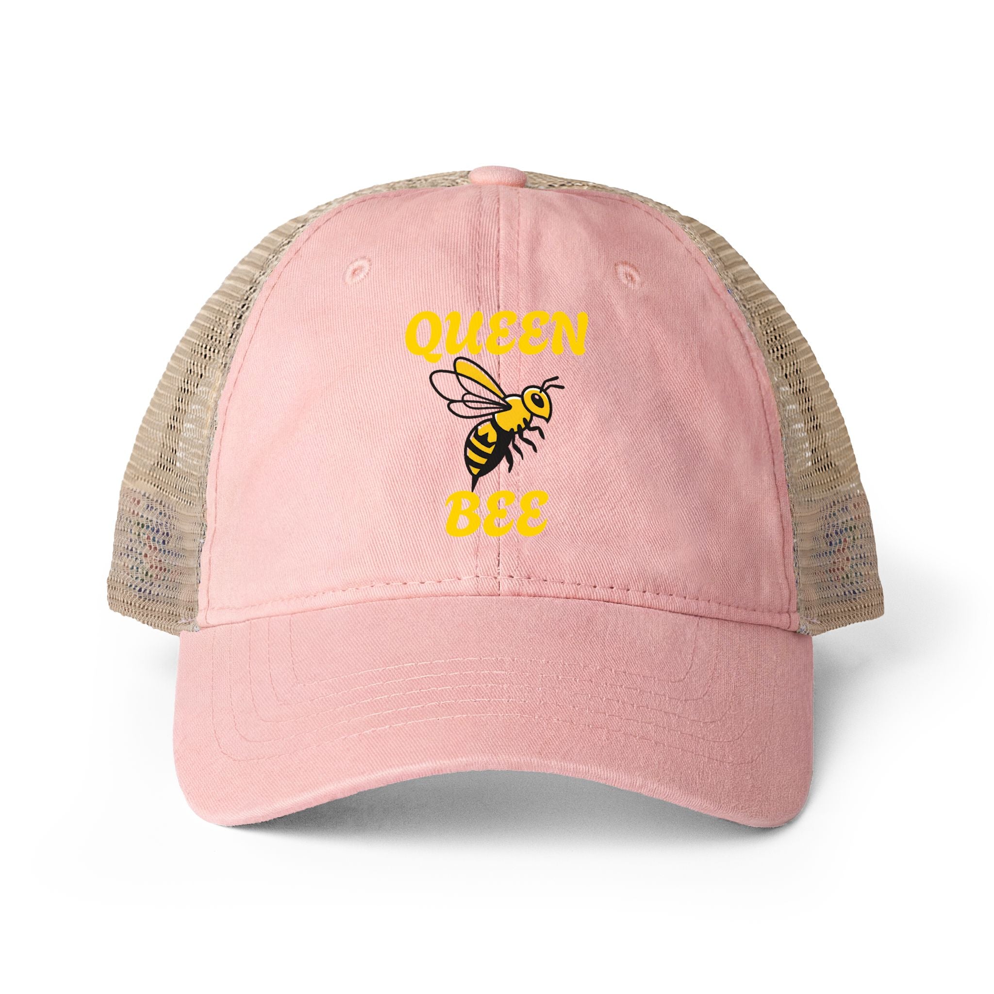 Queen Bee Energy Women's Washed Mesh-Back Cap