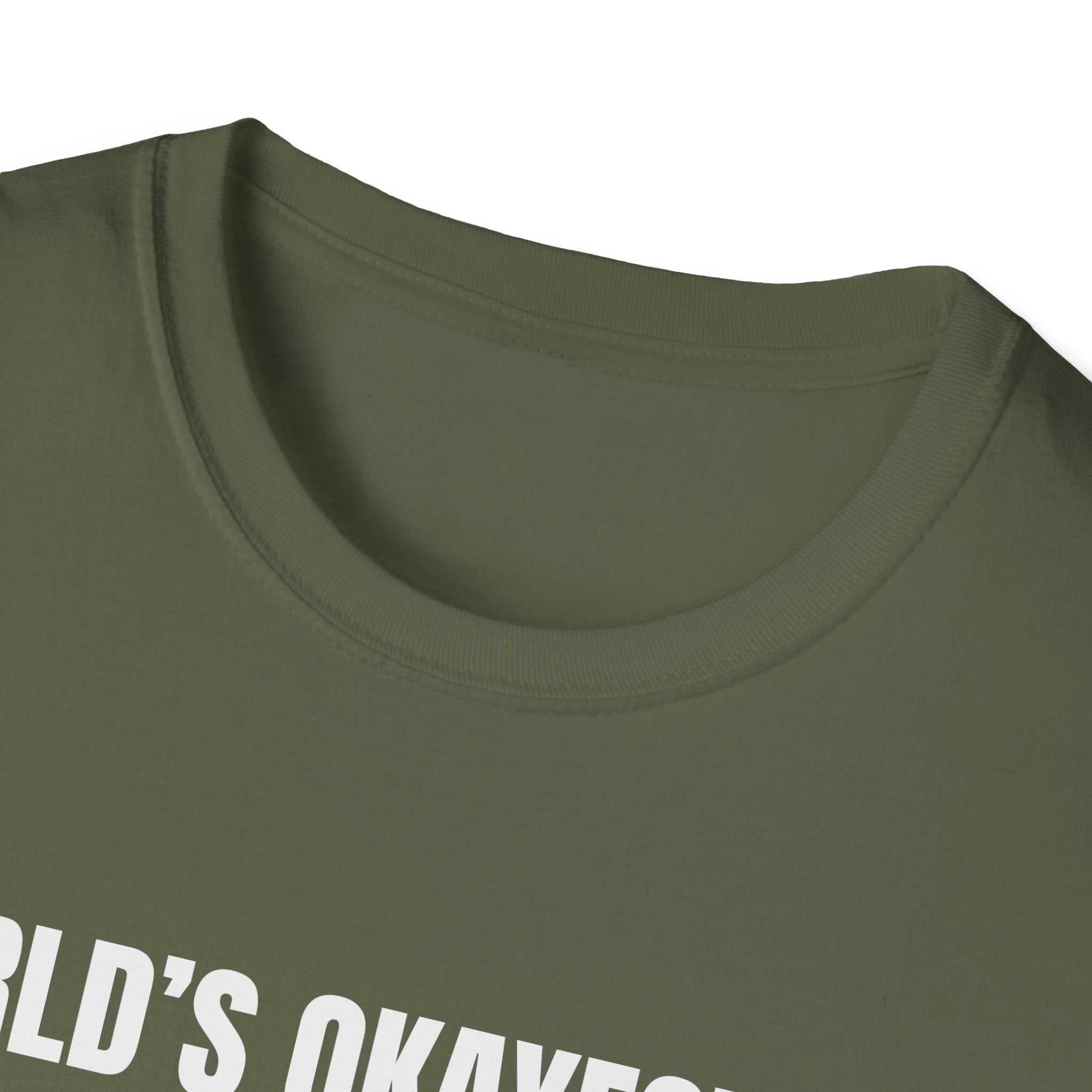 World's Okayest Dad T-Shirt — Funny Personalized Father's Day Gift Tee