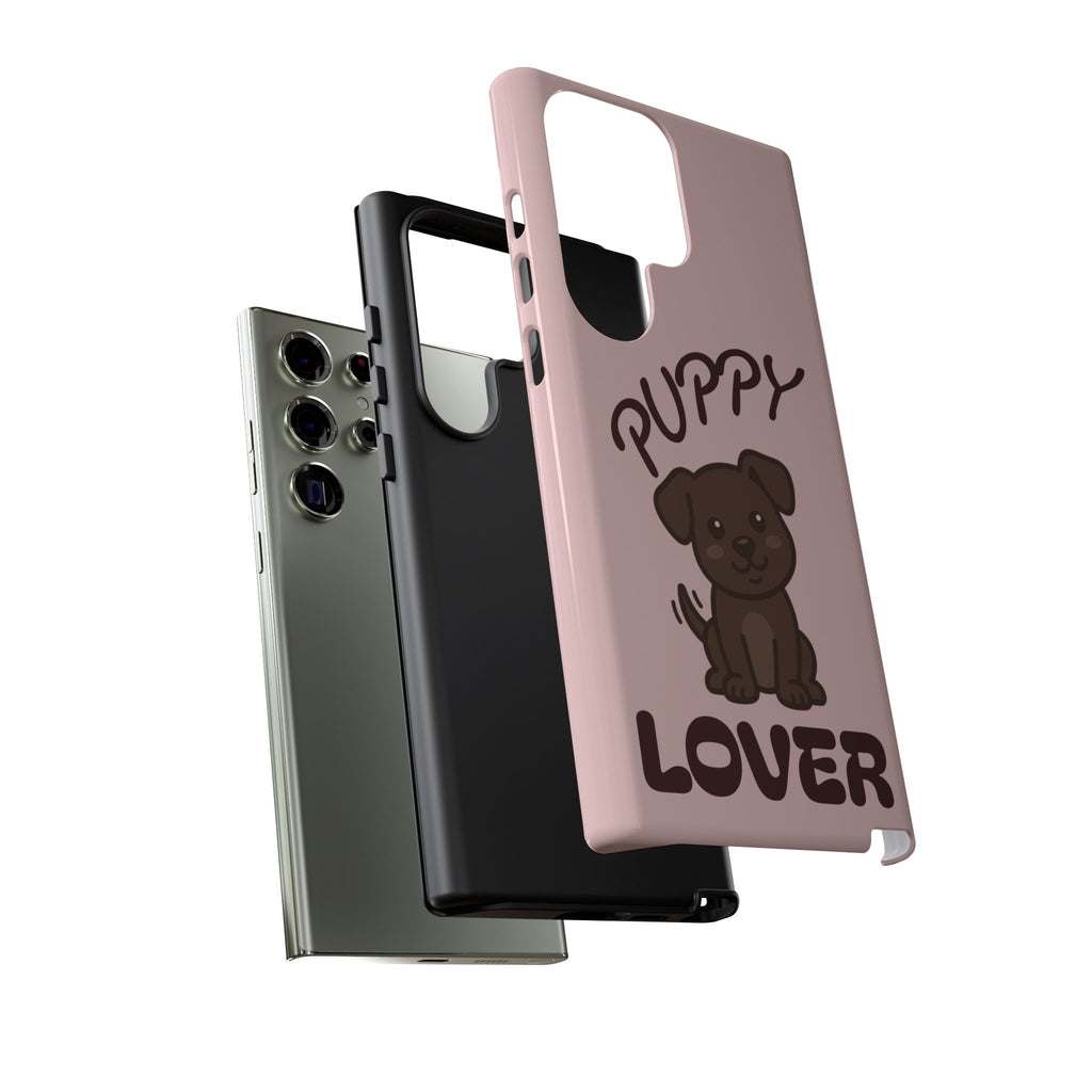 Puppy Lover Phone Case — Cute Brown Puppy Tough Phone Cover