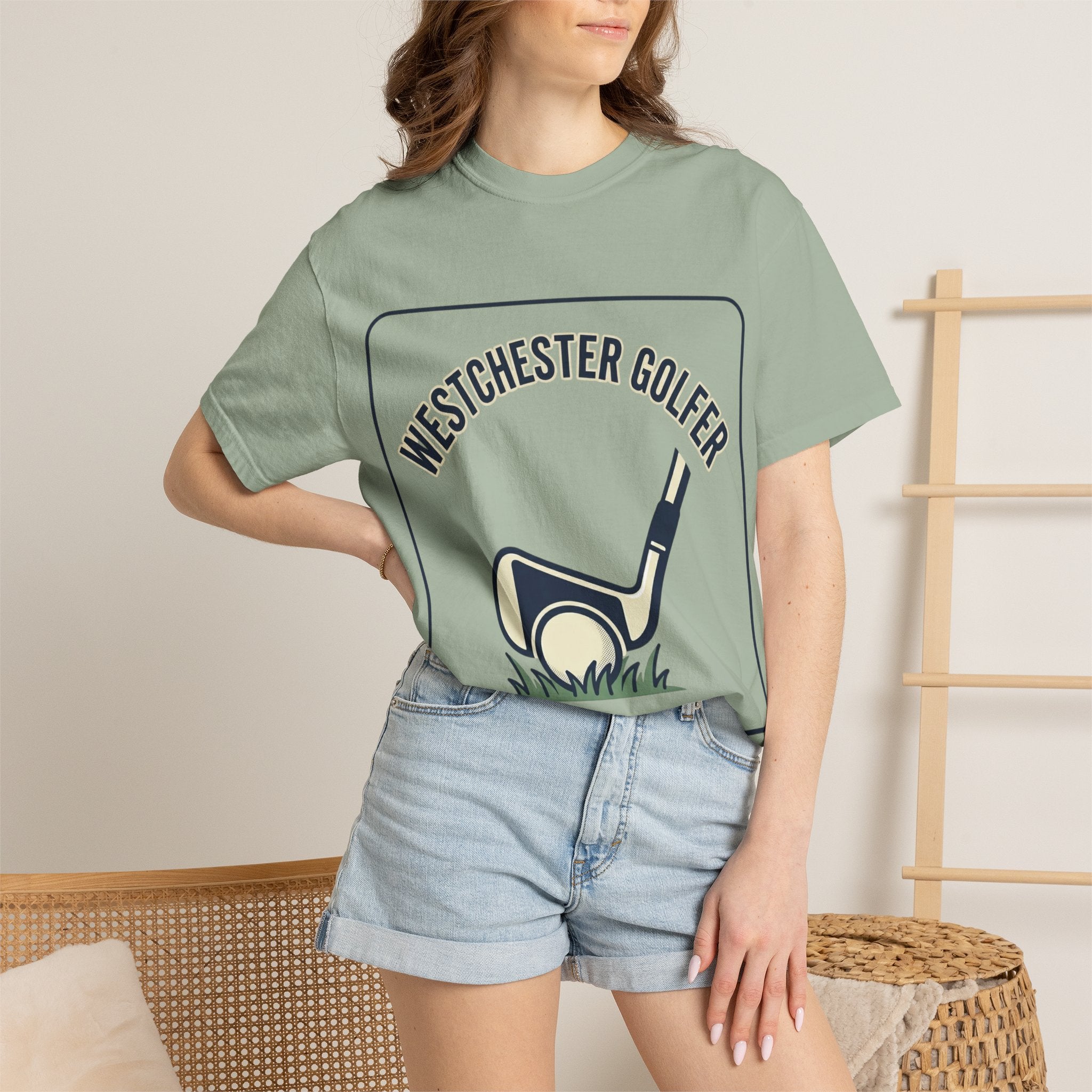 Westchester Golfer T-Shirt — Retro Golf Club & Tee Graphic