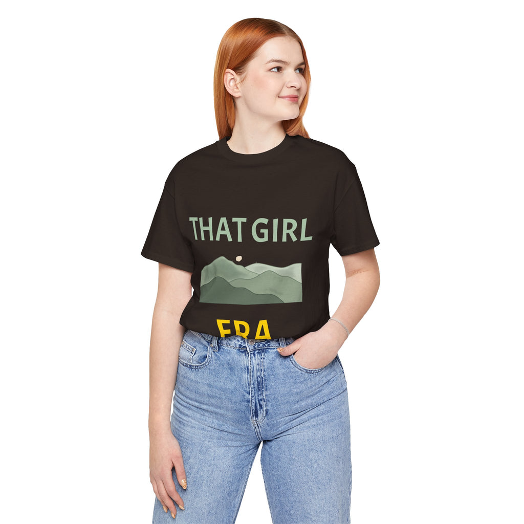 That Girl Era T-Shirt – Retro Mountain Graphic Tee for Empowered Women