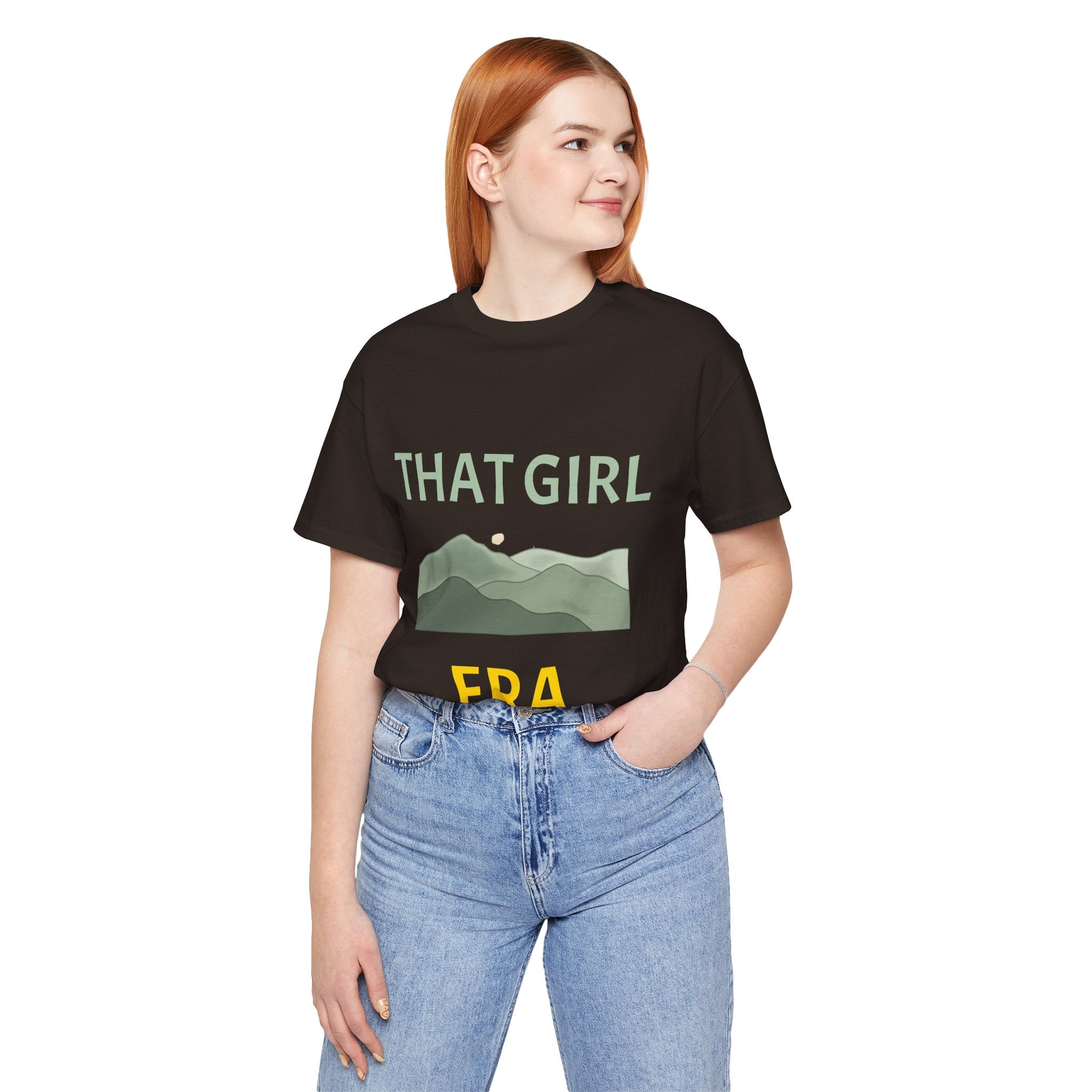 That Girl Era T-Shirt – Retro Mountain Graphic Tee for Empowered Women