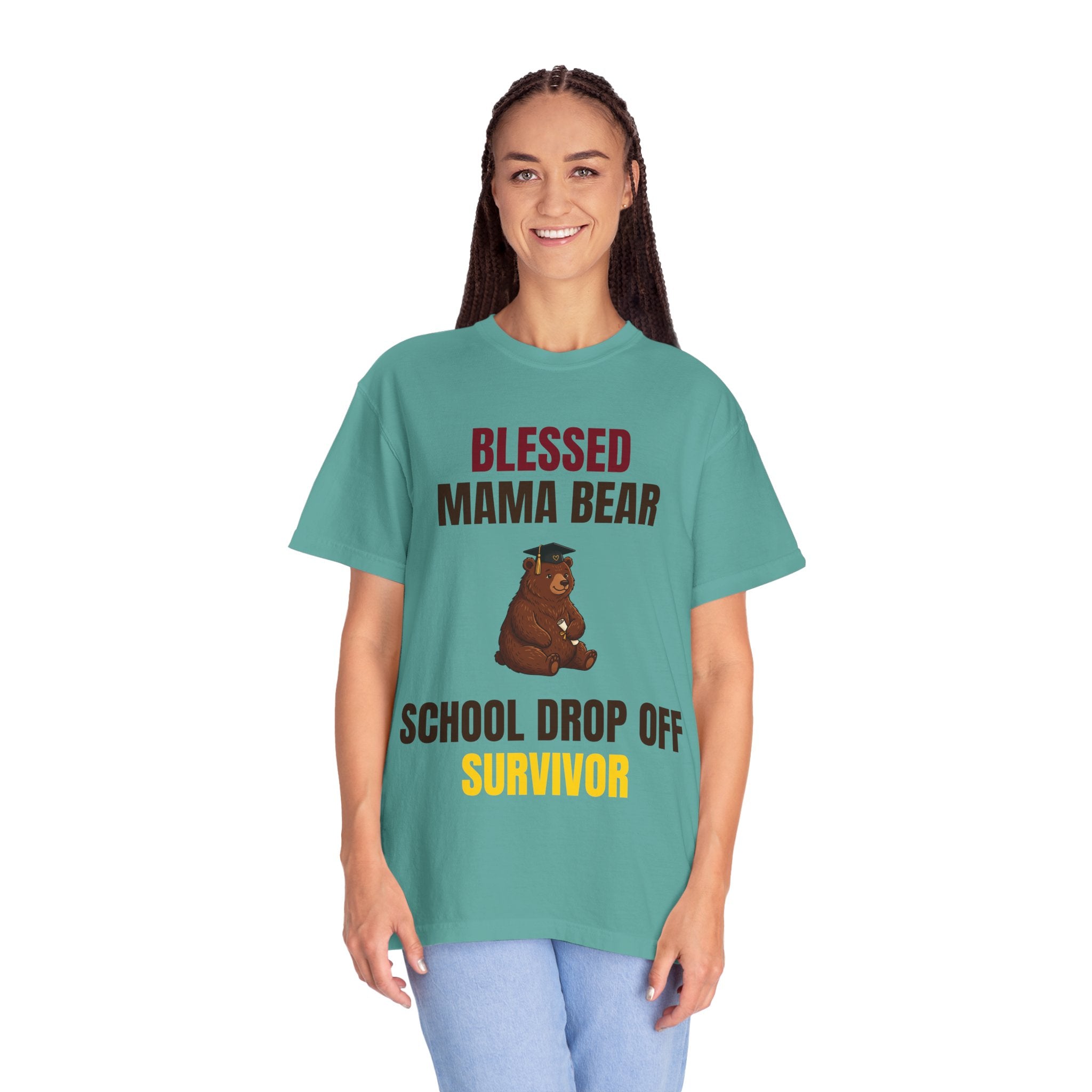 Mama Bear "School Drop Off Survivor" T-Shirt