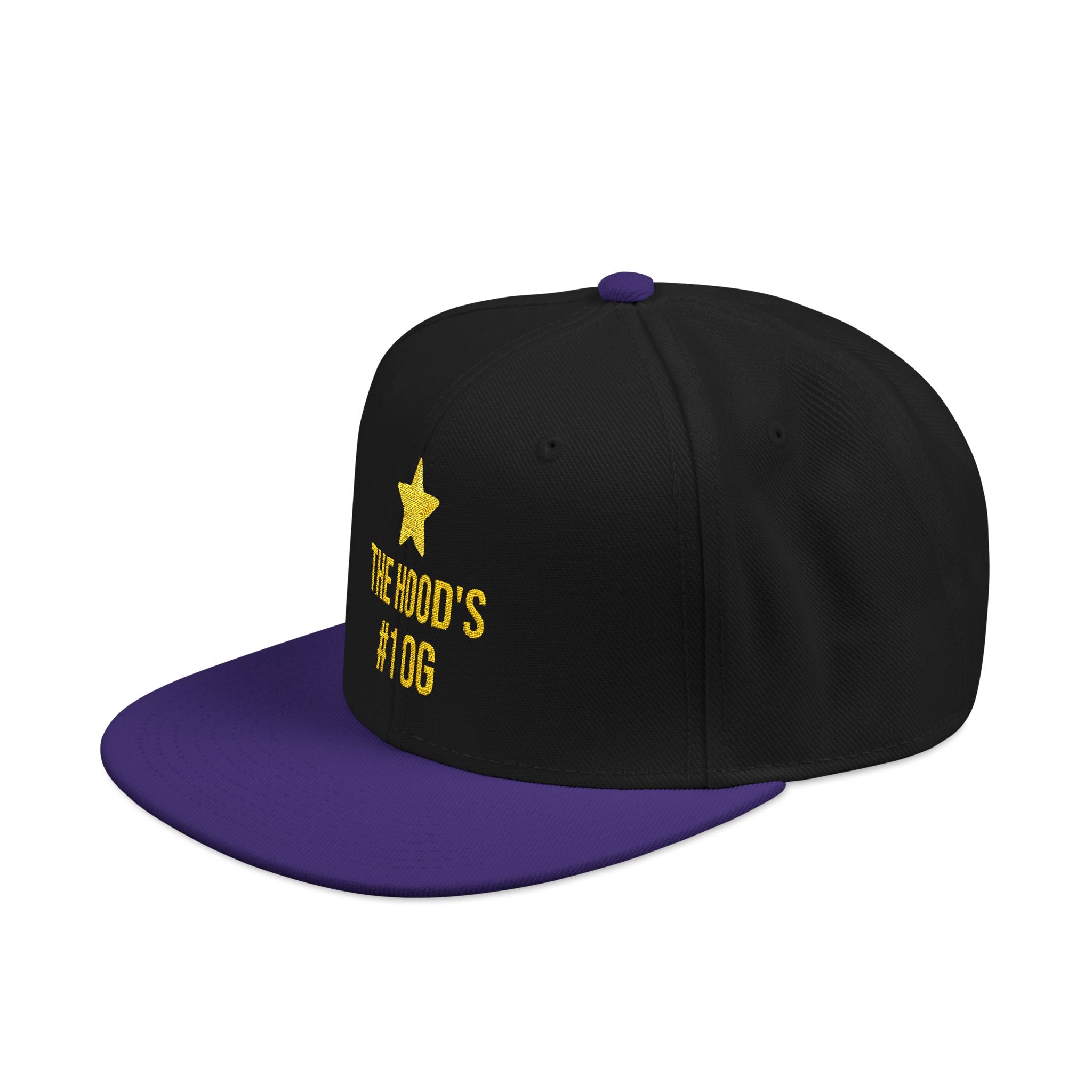 Hood's #1 OG Embroidered Snapback Hat — Street Style Cap