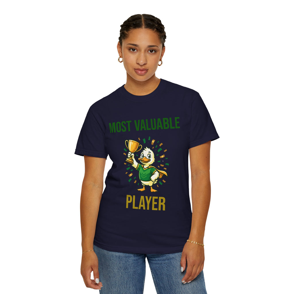 MVP Duck T‑Shirt — "Most Valuable Player" Cute Trophy Cartoon Tee