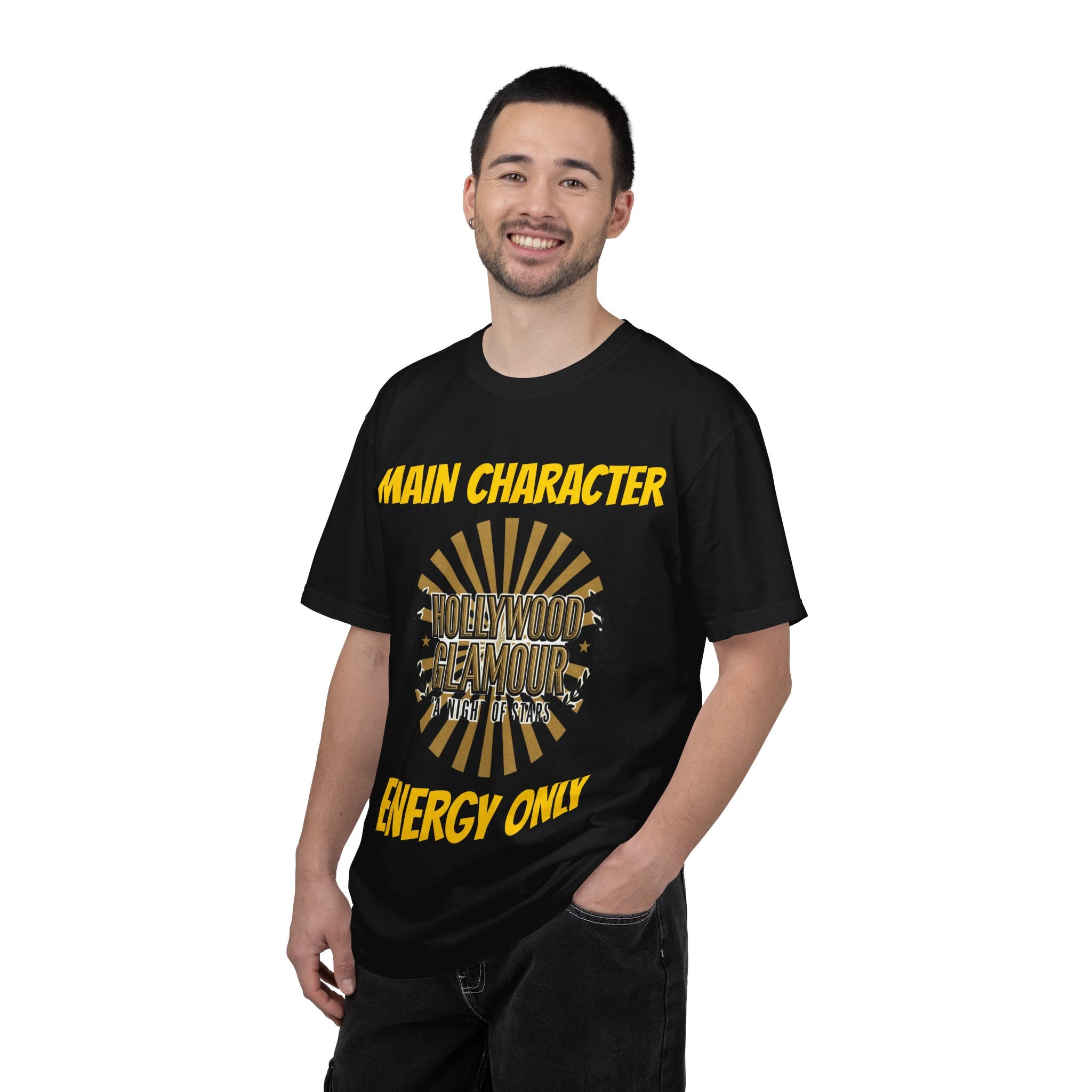 Main Character Energy Only T-Shirt — Hollywood Glamour Graphic