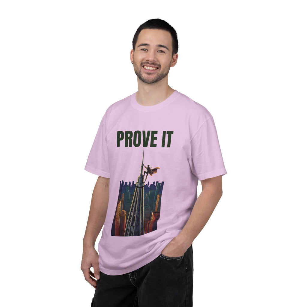 Prove It T‑Shirt — Parkour Rooftop Silhouette Graphic Tee