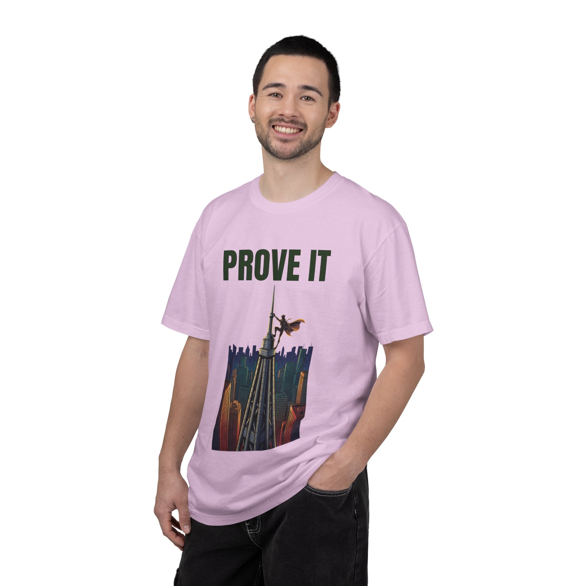 Prove It T‑Shirt — Parkour Rooftop Silhouette Graphic Tee