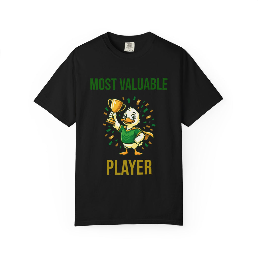 MVP Duck T‑Shirt — "Most Valuable Player" Cute Trophy Cartoon Tee