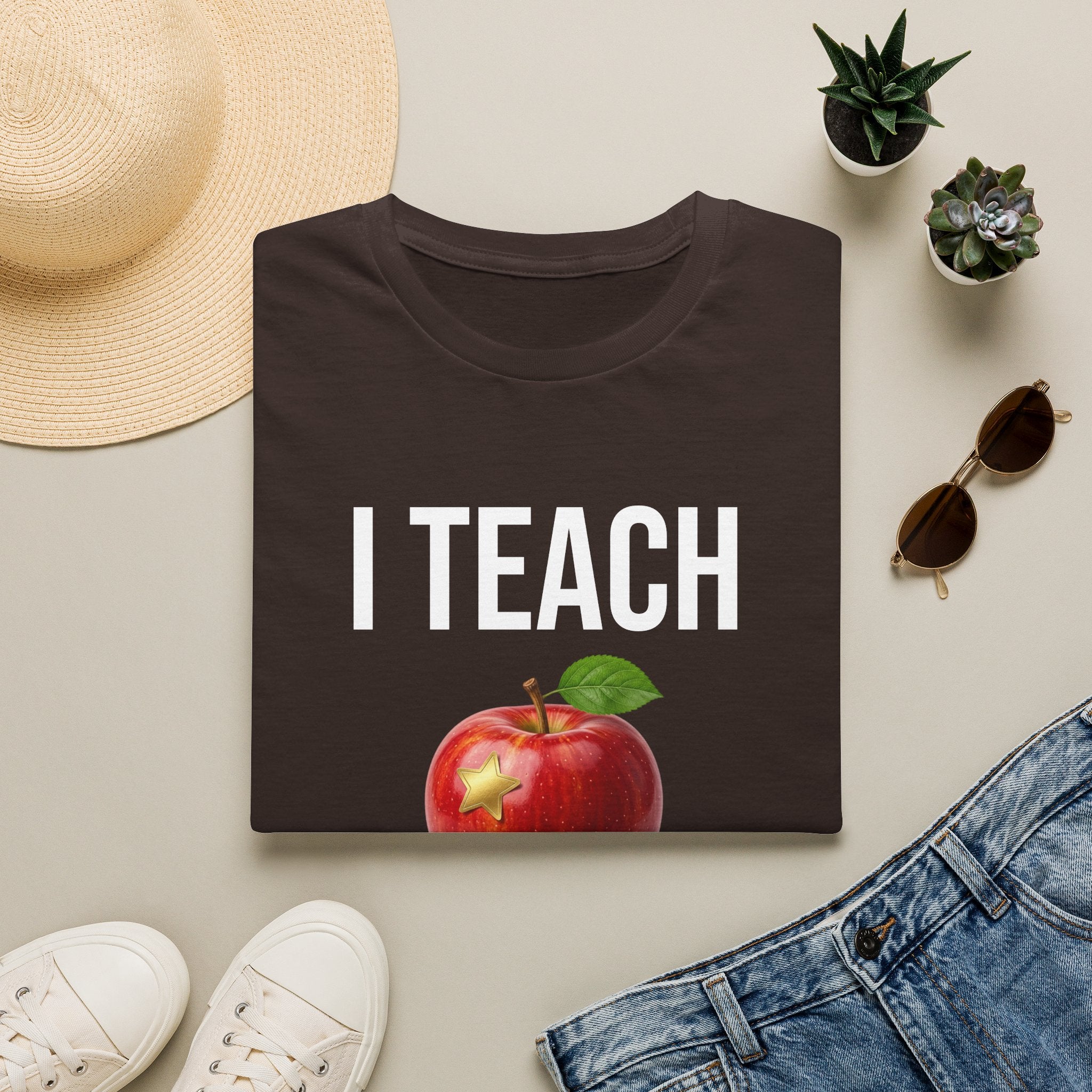I Teach What's Your Superpower T-Shirt — Funny Teacher Gift Back To School Tee