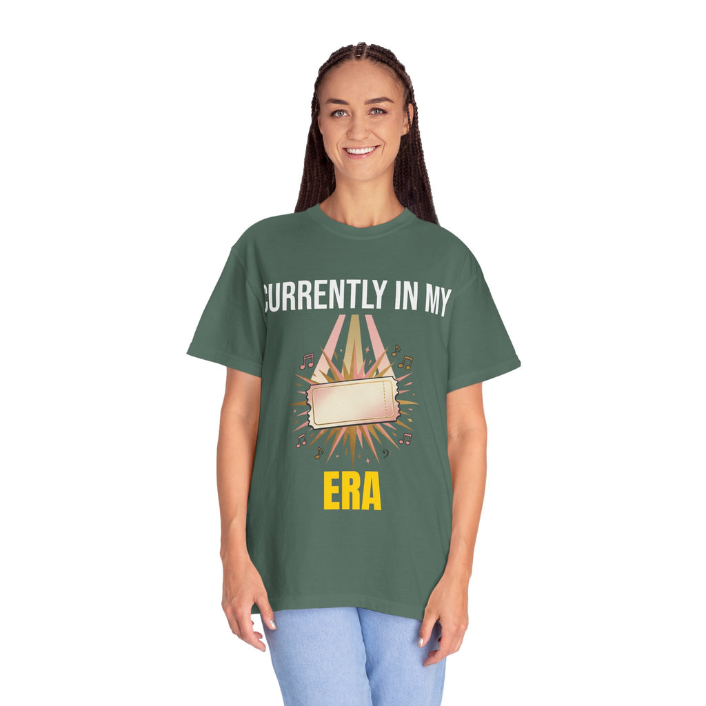 Currently In My Era T-Shirt — Vintage Garment-Dyed Graphic Tee