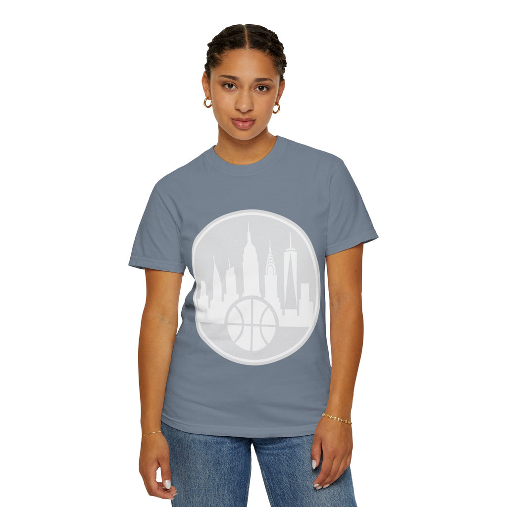 City Skyline Basketball T-Shirt — Urban Basketball Graphic Tee