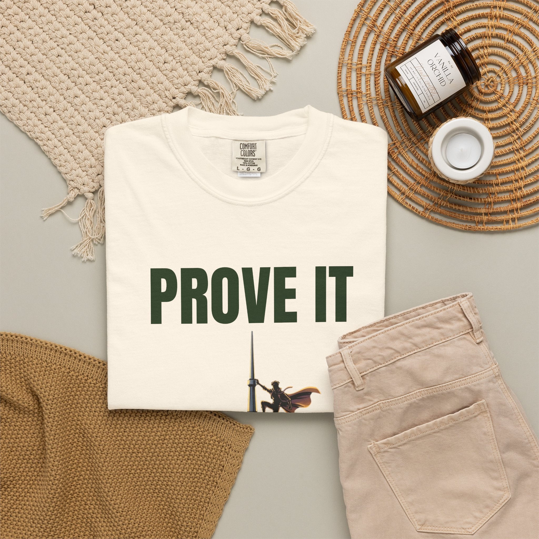 Prove It T‑Shirt — Parkour Rooftop Silhouette Graphic Tee
