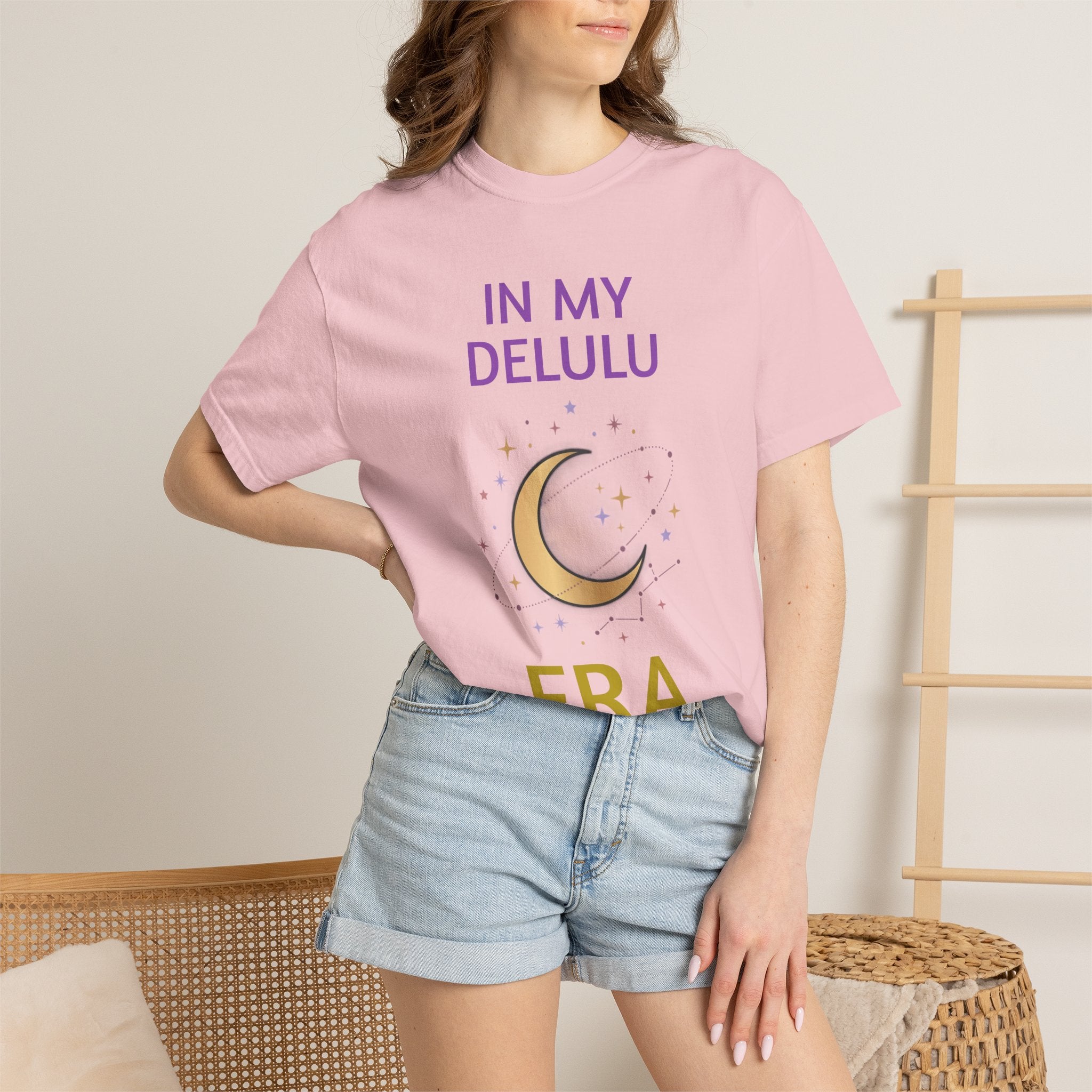 In My Delulu Era T-Shirt — Moon & Stars Graphic Tee