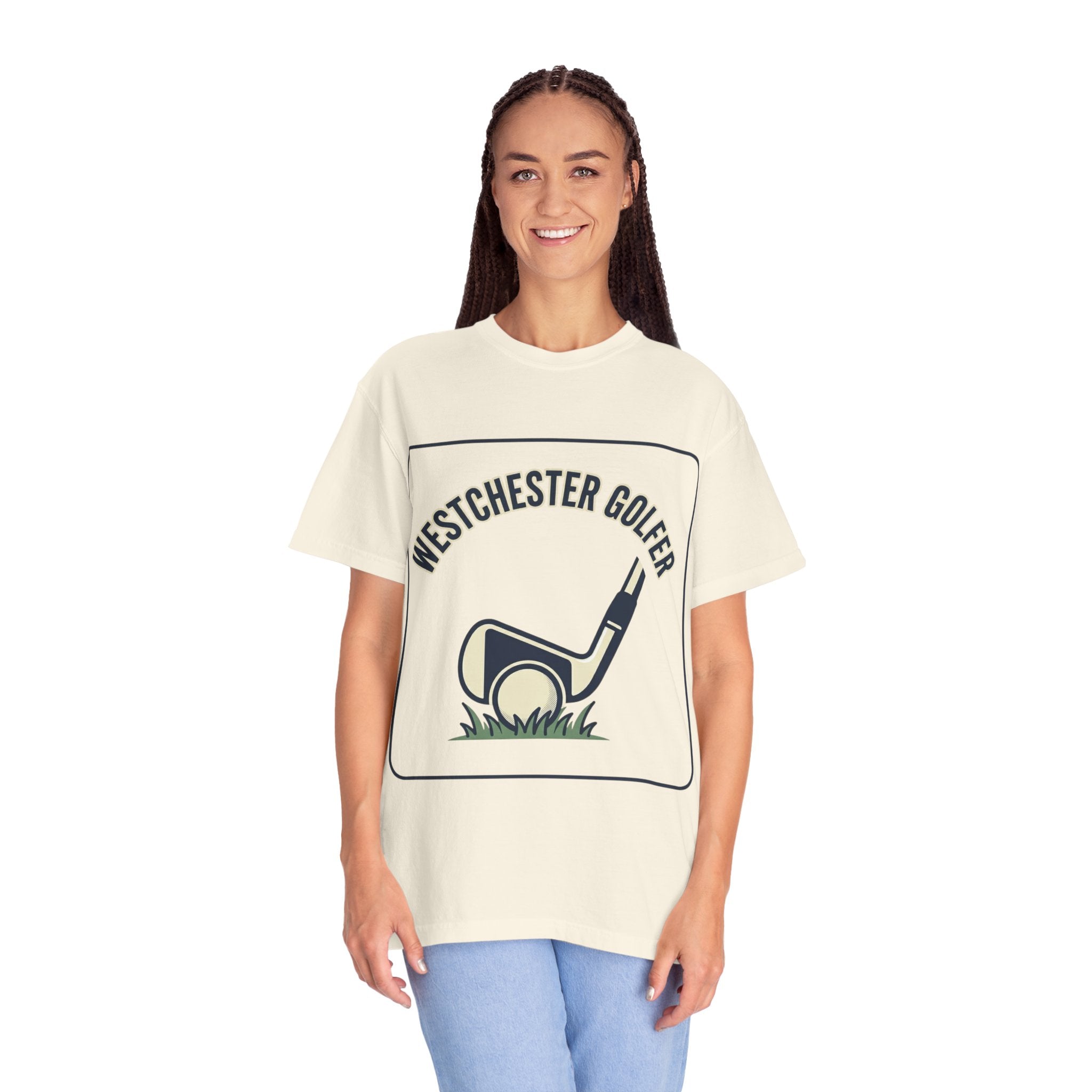 Westchester Golfer T-Shirt — Retro Golf Club & Tee Graphic