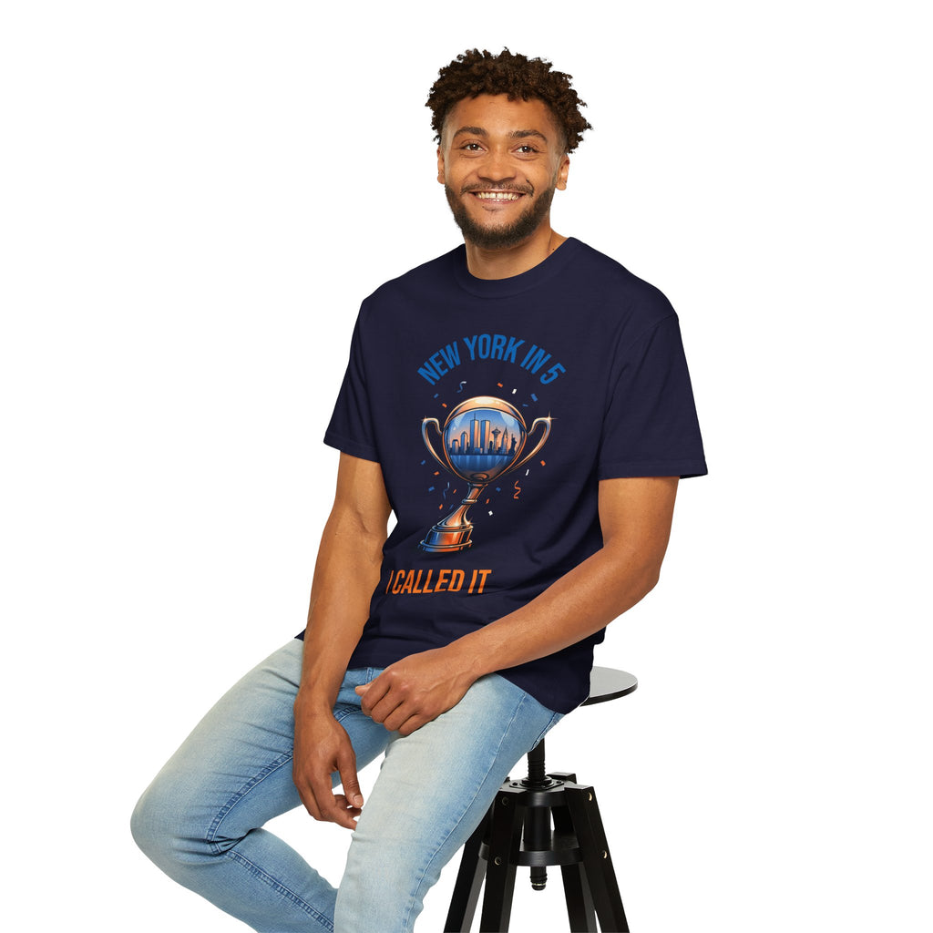 T‑Shirt — “New York in 5, I Called It” Trophy Graphic