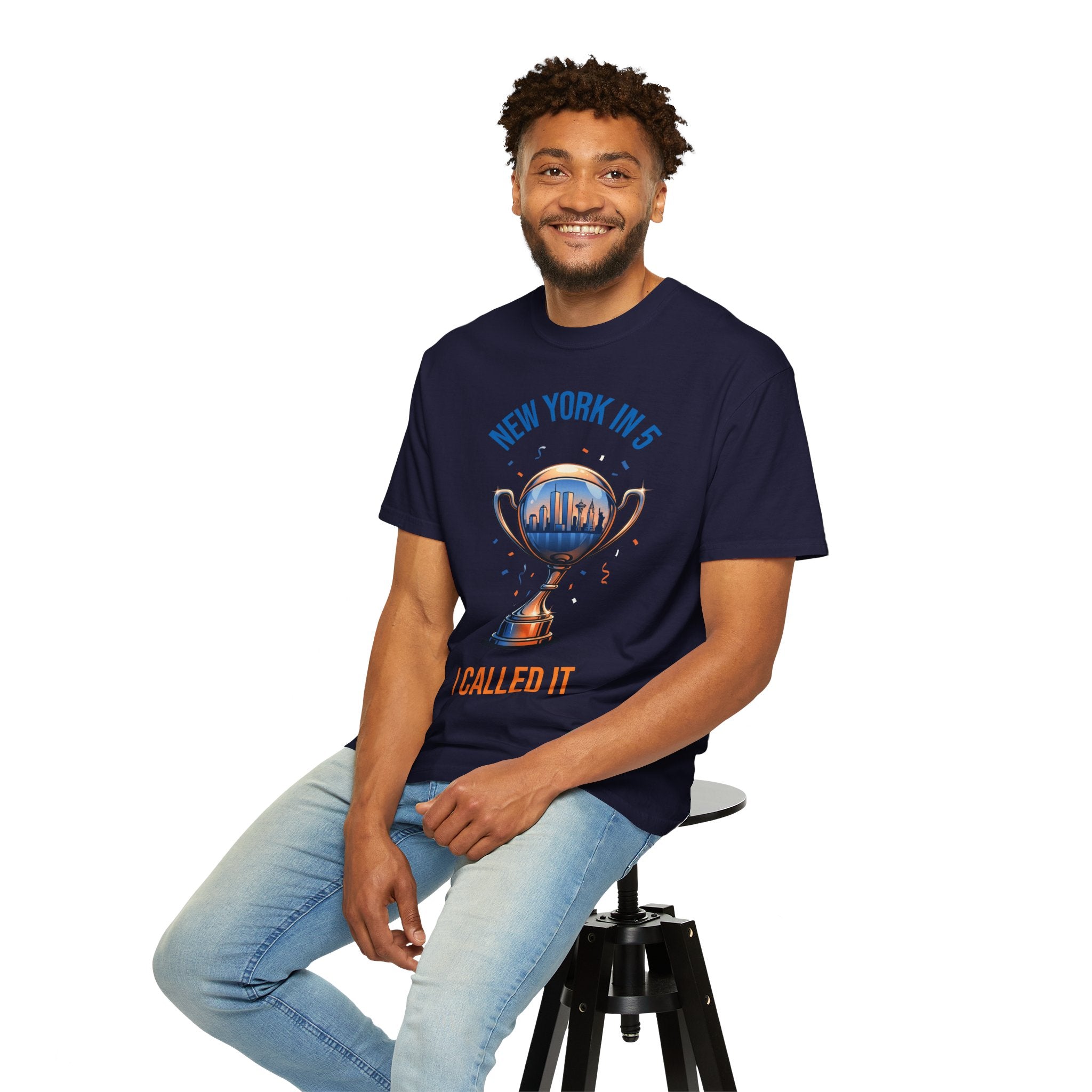 T‑Shirt — “New York in 5, I Called It” Trophy Graphic