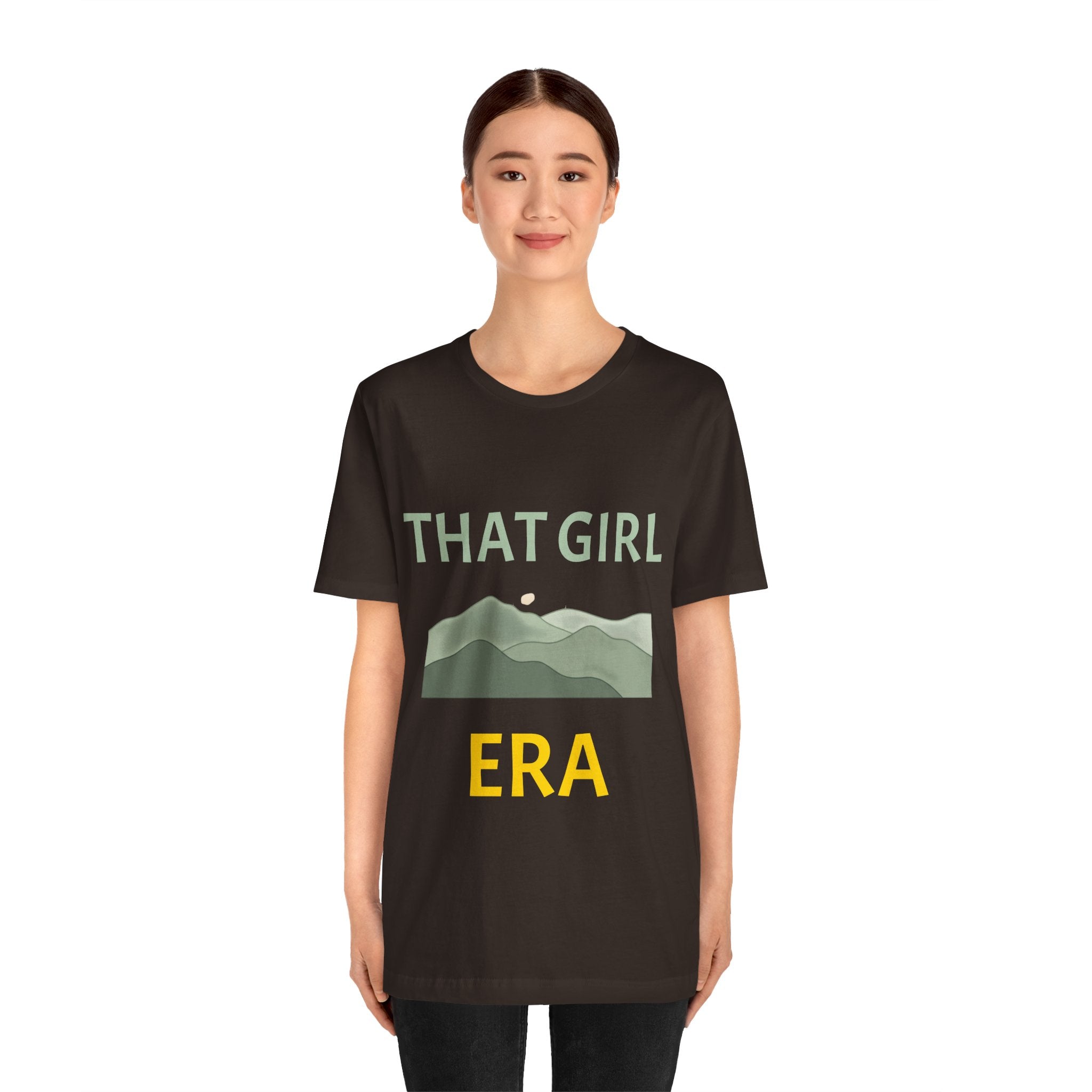 That Girl Era T-Shirt – Retro Mountain Graphic Tee for Empowered Women