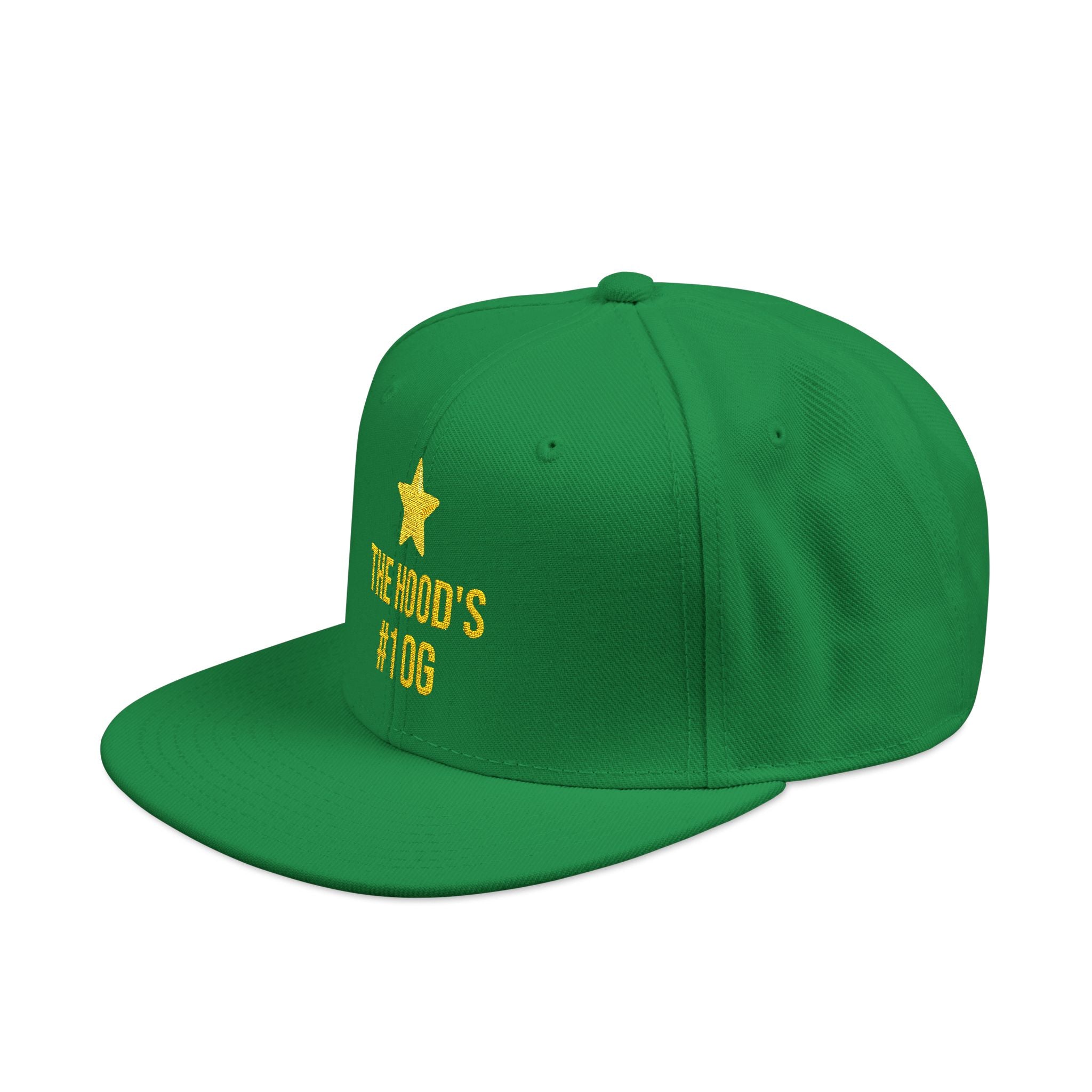 Hood's #1 OG Embroidered Snapback Hat — Street Style Cap