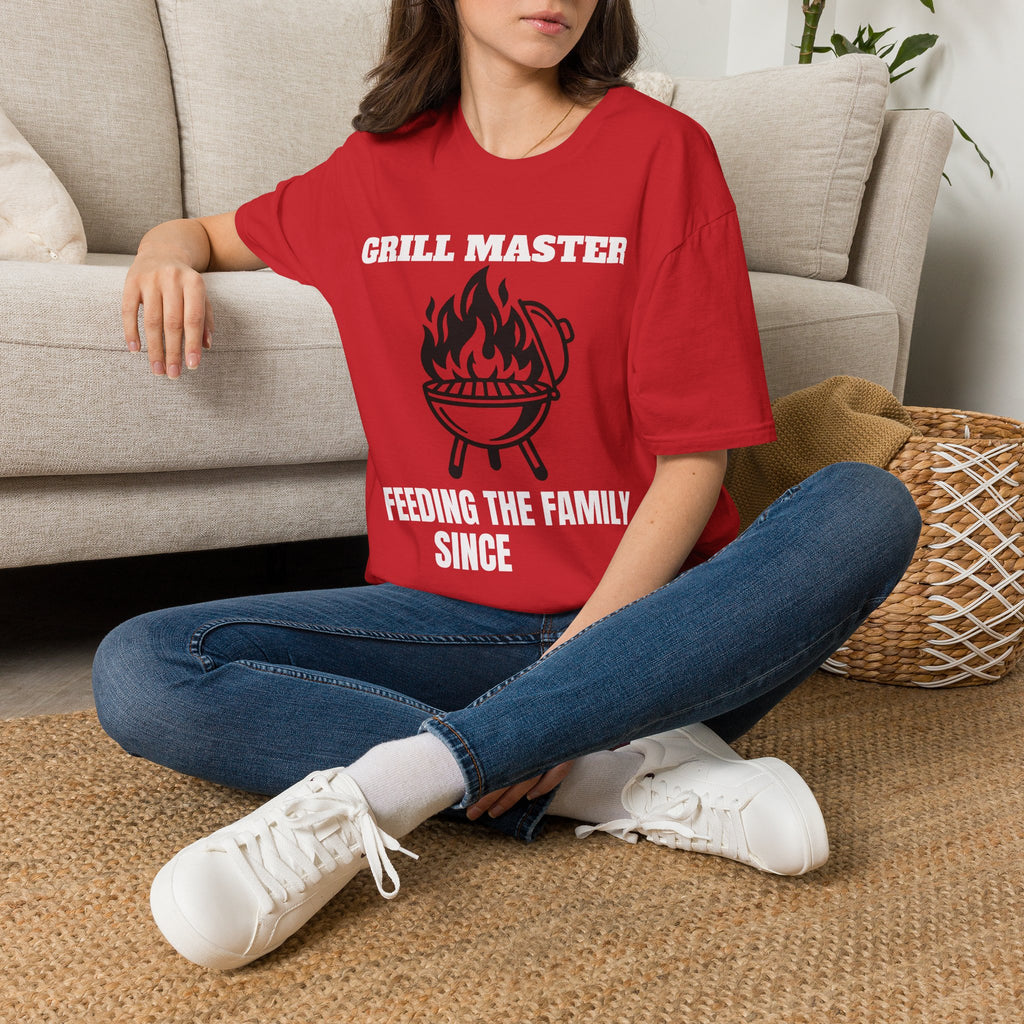 Grill Master T-Shirt — 'Grill Master: Feeding the Family Since' BBQ Tee