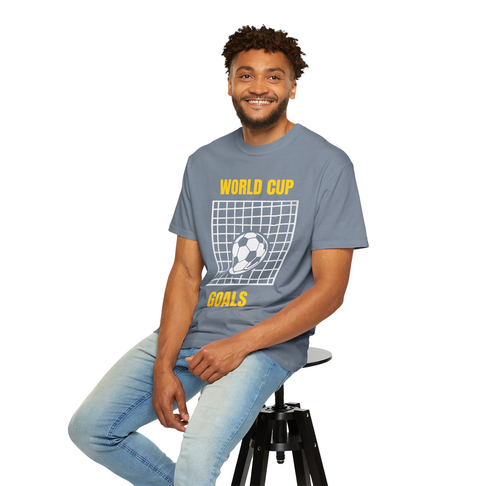 World Cup Goals T-Shirt – Soccer Goal Net & Ball Tee