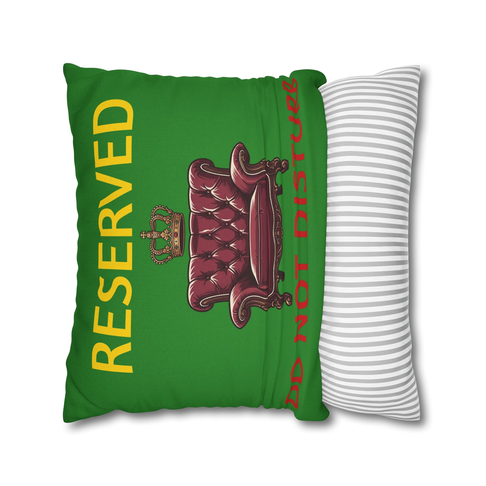 Reserved Dad's Spot Pillowcase — 'Dad's Spot' Decorative Throw Pillowcase