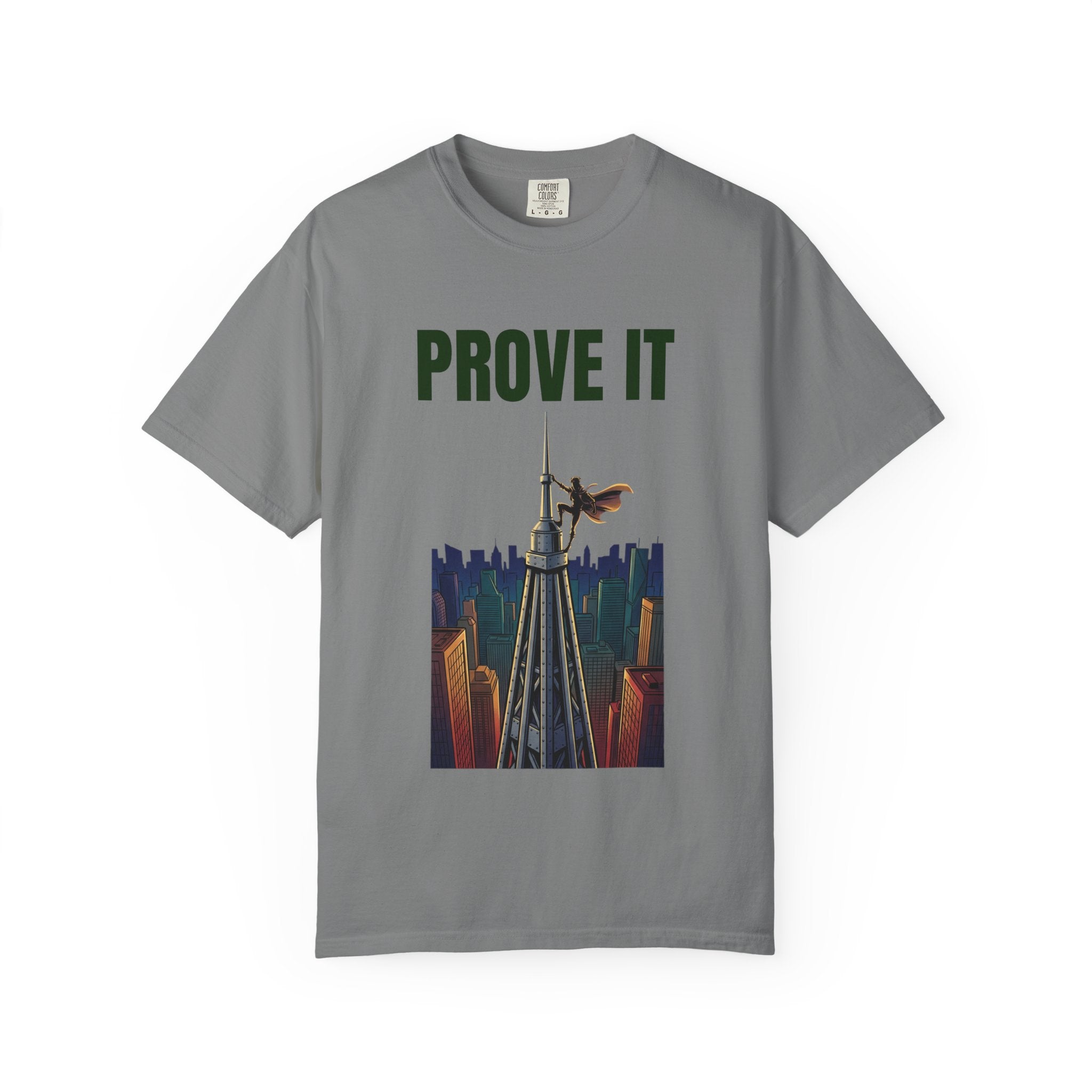 Prove It T‑Shirt — Parkour Rooftop Silhouette Graphic Tee