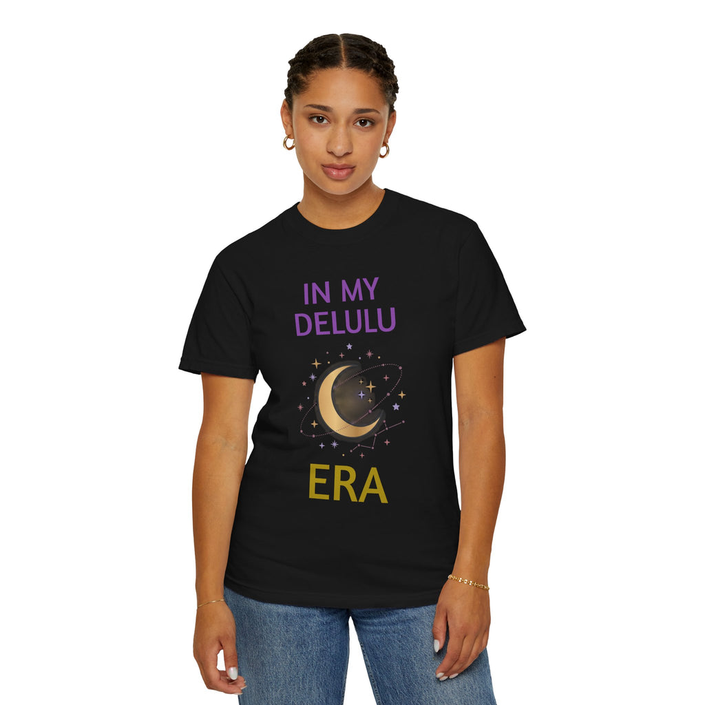 In My Delulu Era T-Shirt — Moon & Stars Graphic Tee