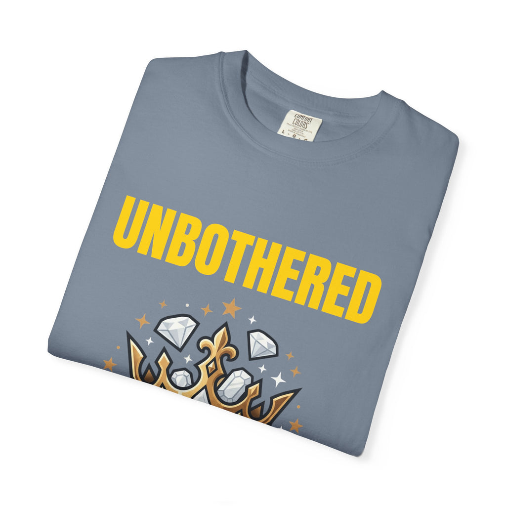 Unbothered Winning T-Shirt — Crown Graphic Motivational Tee